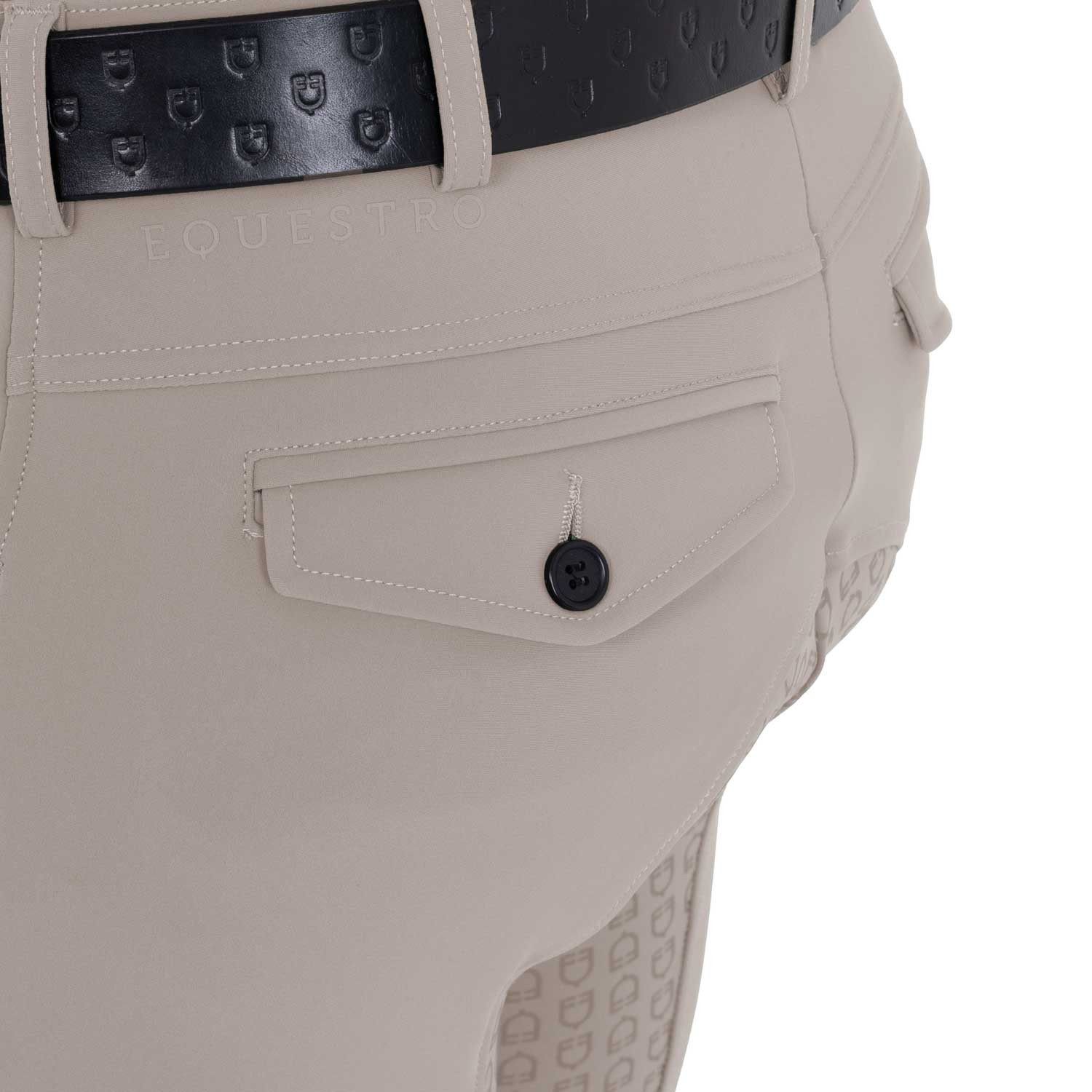 Herren-Reithose Slim Fit mit Vollbesatz