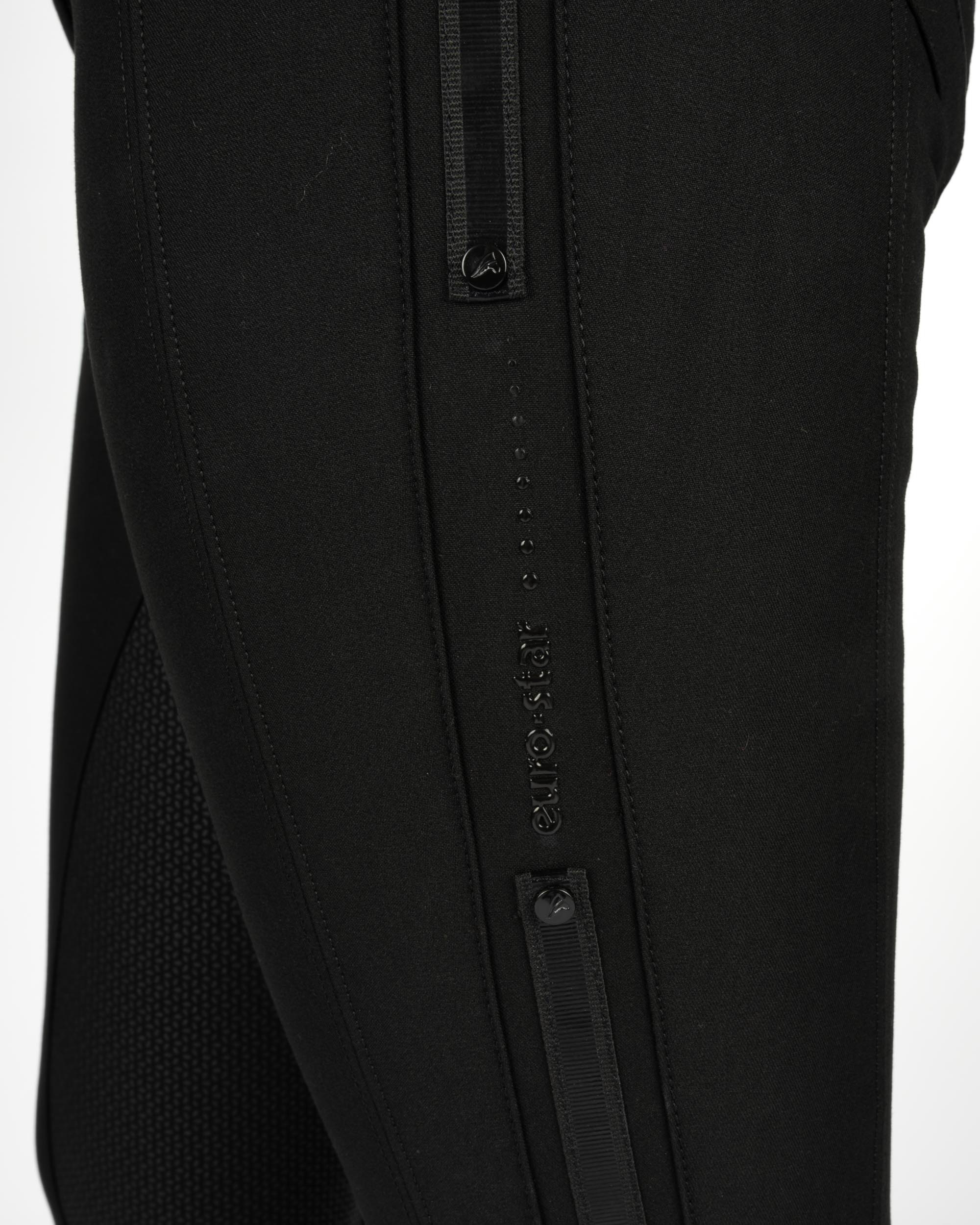 Culotte d'équitation pour femmes Wosha pleine grip en noir