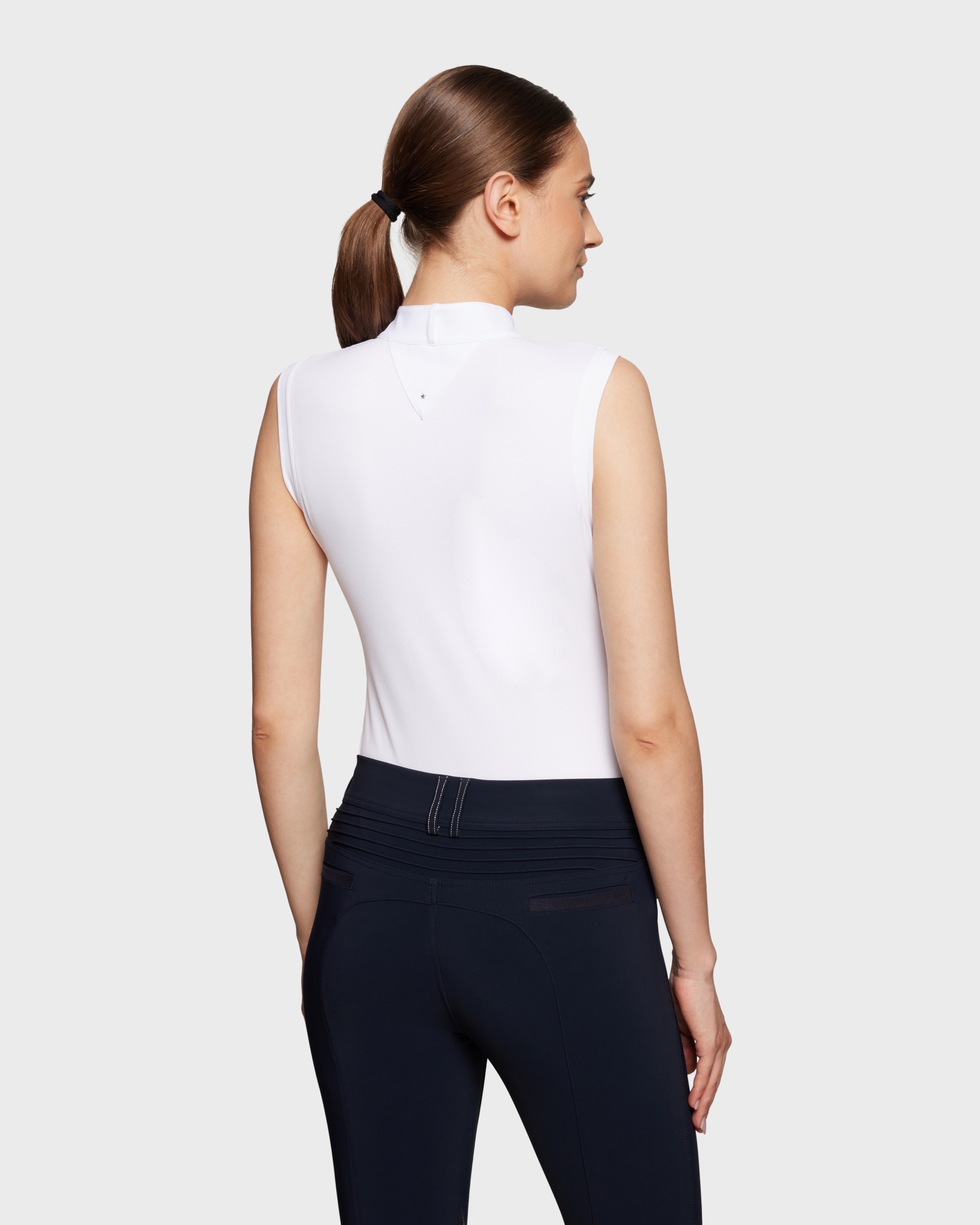 Ladies competition shirt Agathe in white