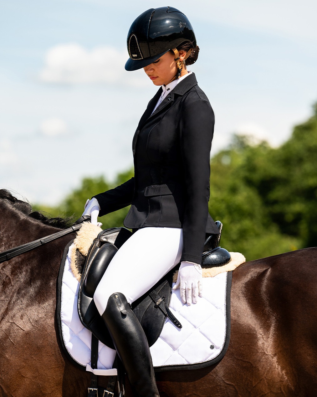 Ladies show jacket PerformNow in black