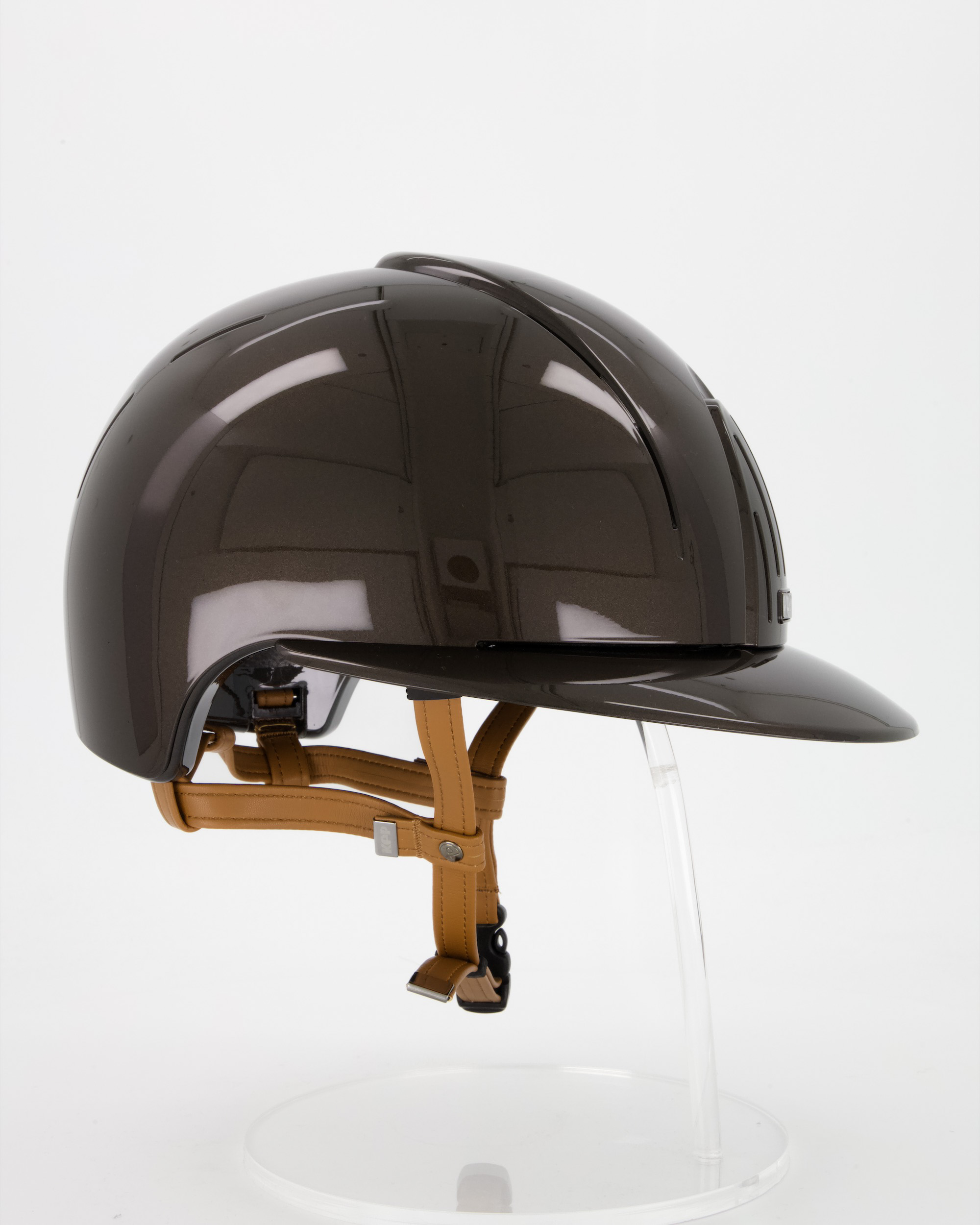 Reithelm Smart Nova Polish Polo mit beigen Kinnriemen