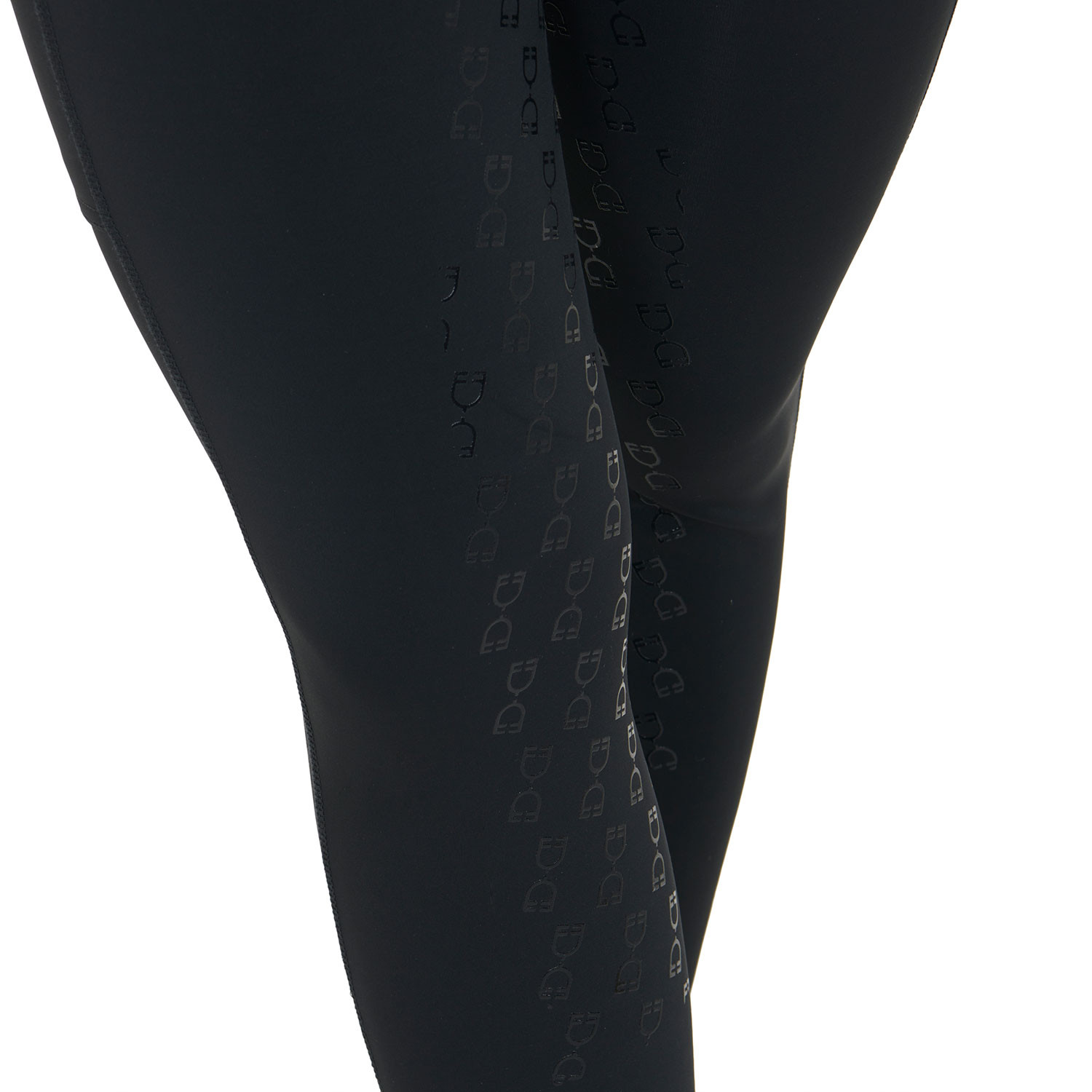 Taillierte Damen-Leggings mit Strasssteinen