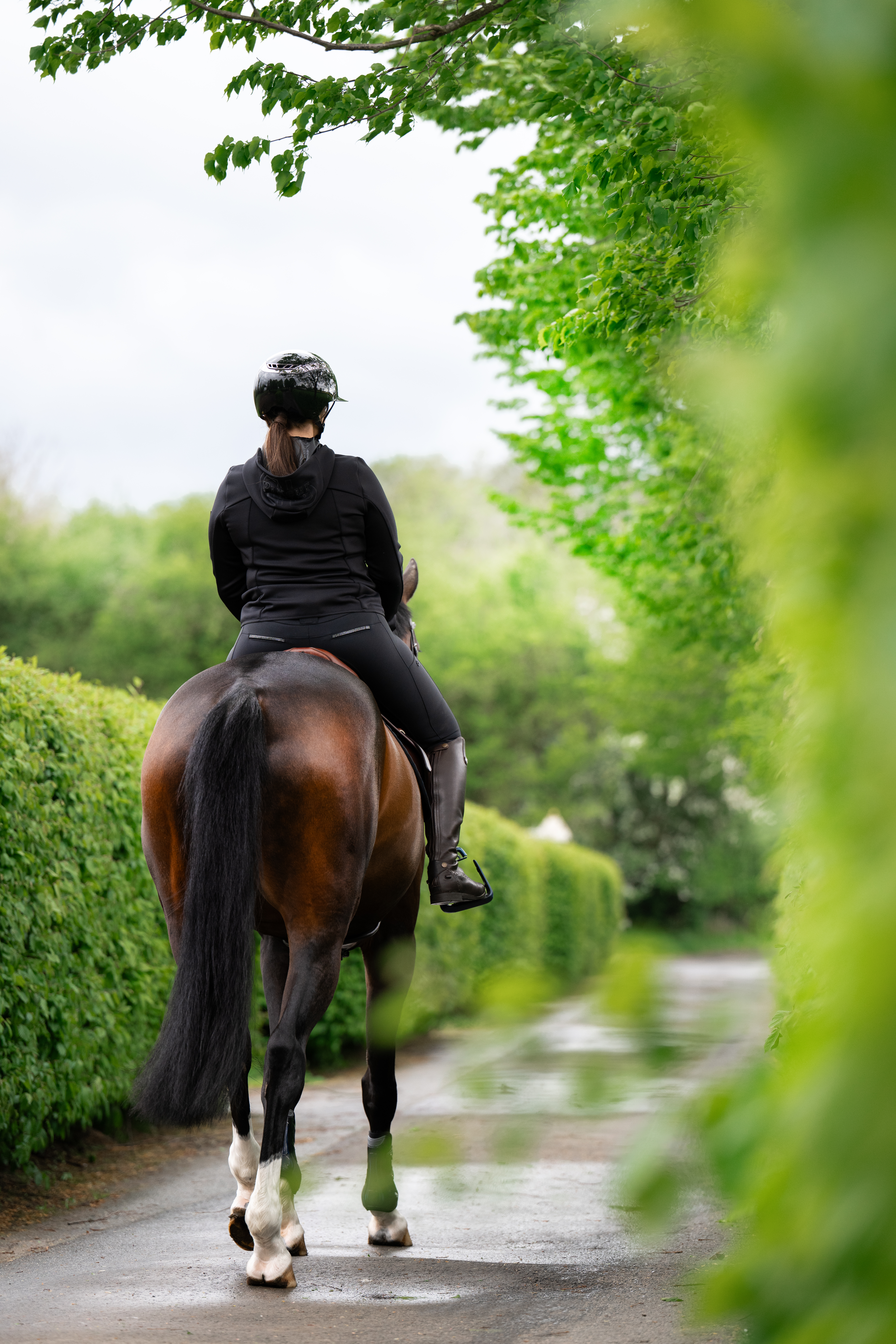 Riding breeches ladies Laure artificial leather full seat Riding breeches ladies Laure artificial leather full seat