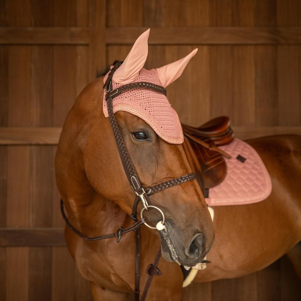Ear bonnet Wellington Soundless with braided glitter cord