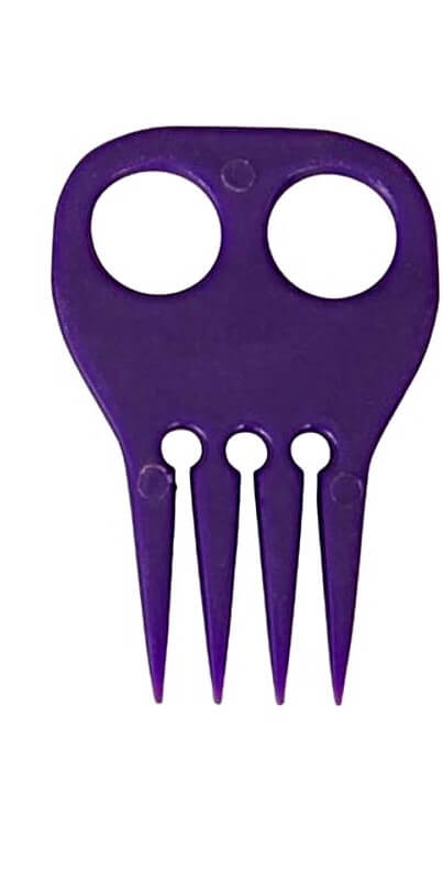 Mane comb plastic
