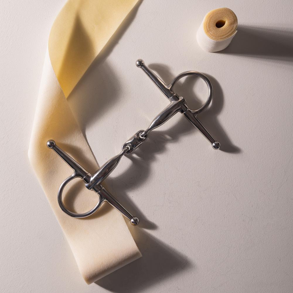 Doppelt Gebrochene Schenkeltrense Edelstahl