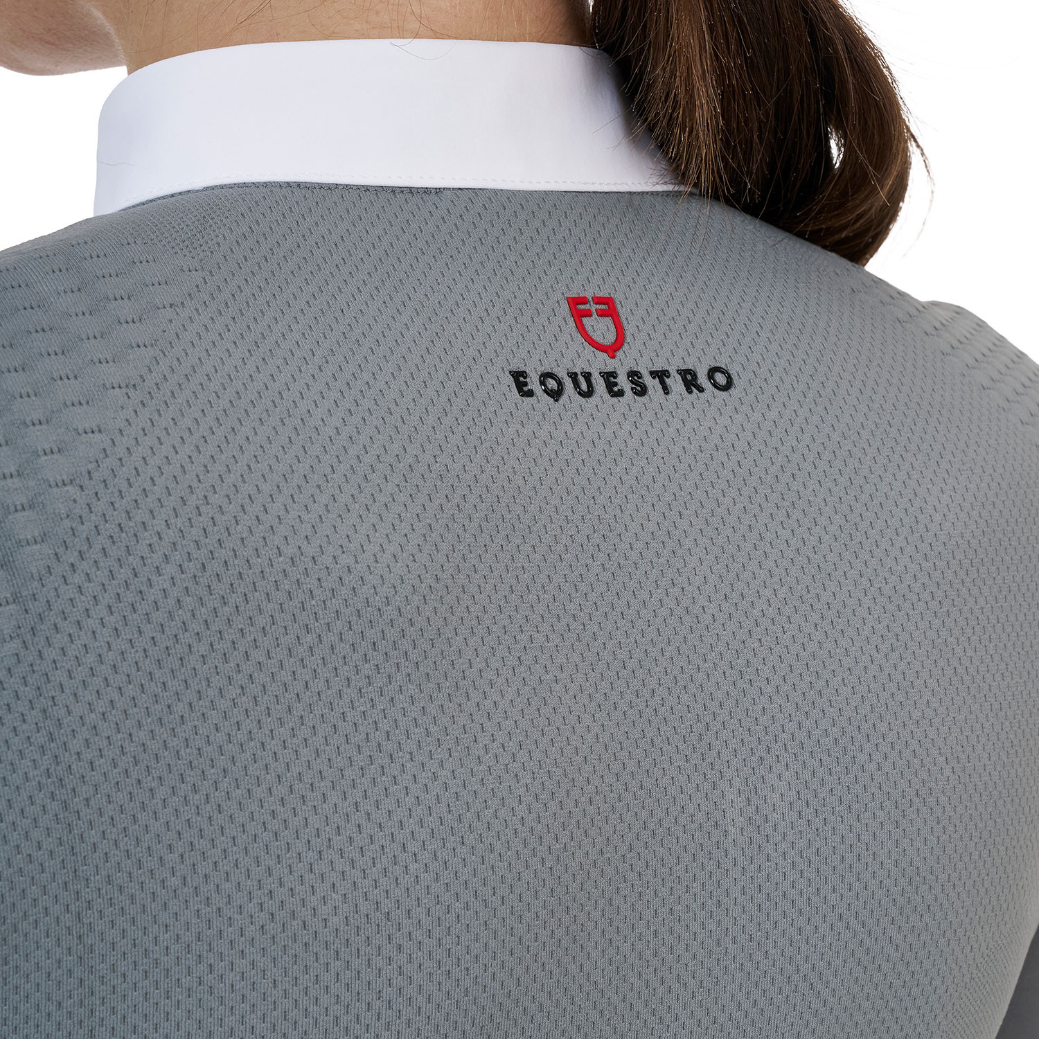 Ridertechnology Turnier-Polo-Shirt Langarm mit Reißverschluss