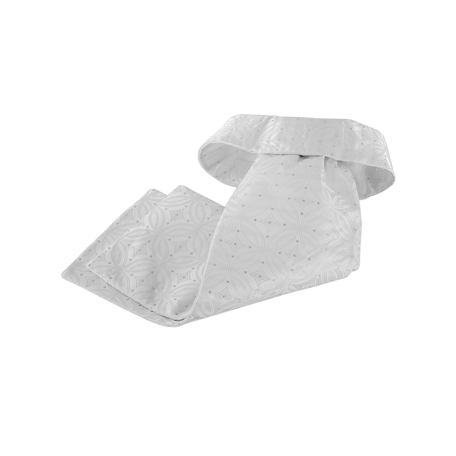 Plastron mit Silberbesatz