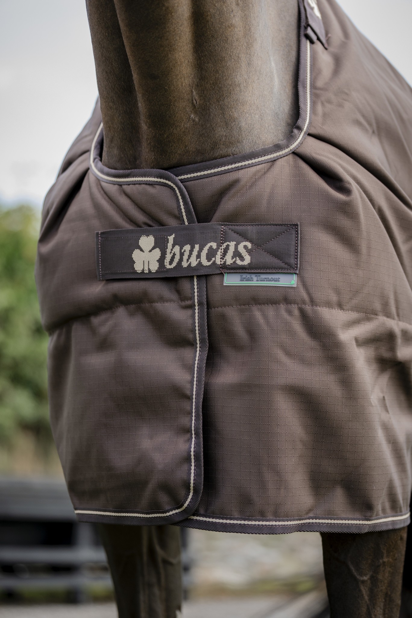 Outdoordecke Irish Turnout 300 g in Espresso