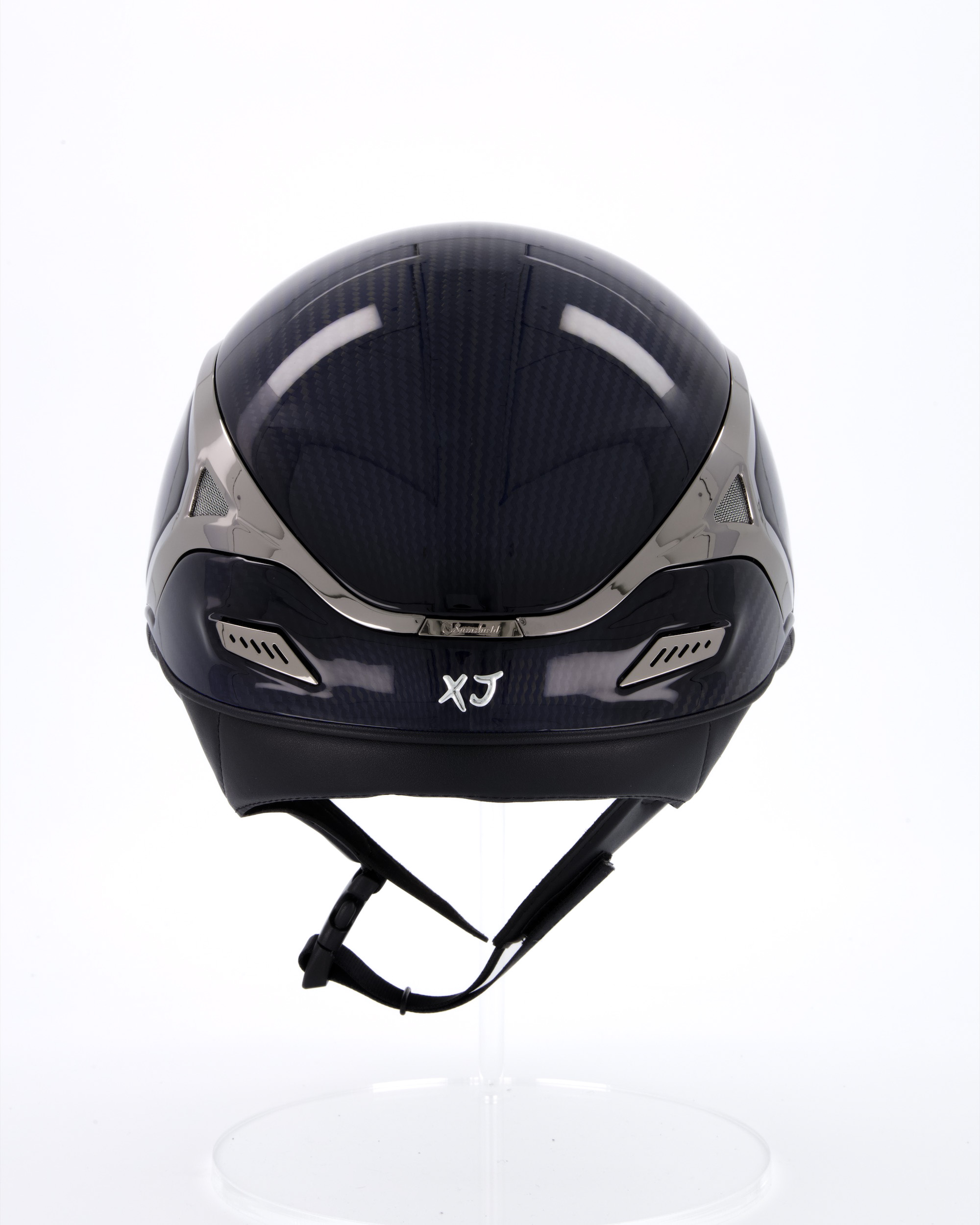 Riding helmet XJ Miss Glossy Swarovski in blue