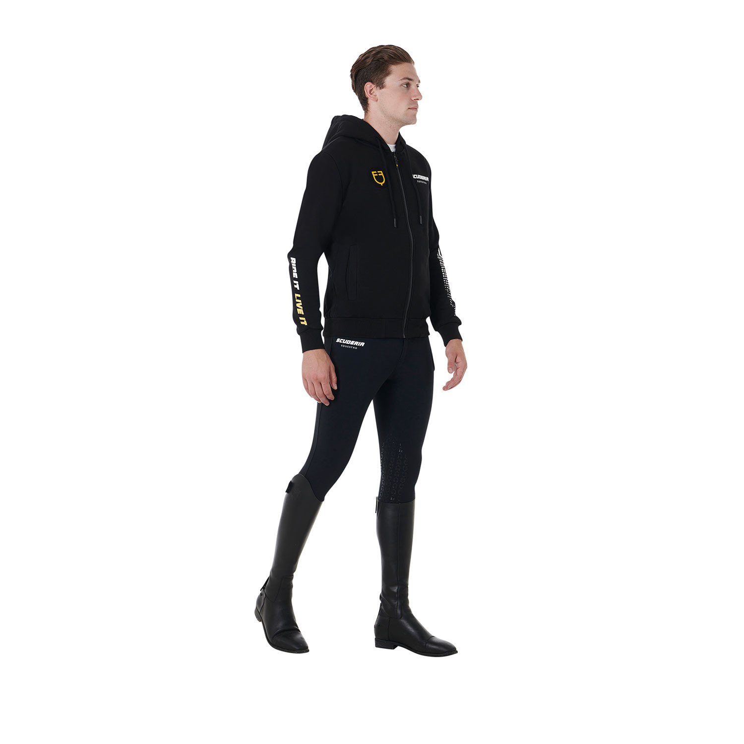 Herren-Kapuzensweatshirt aus Fleece