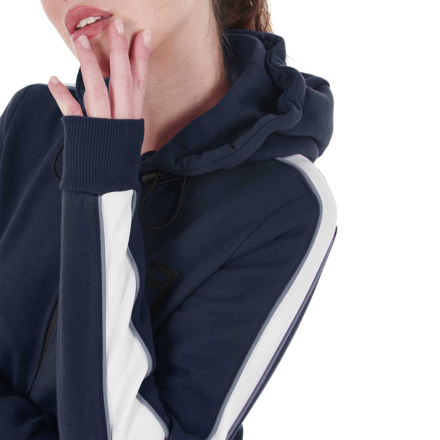 Damen-Kapuzensweatshirt mit Frontreißverschluss
