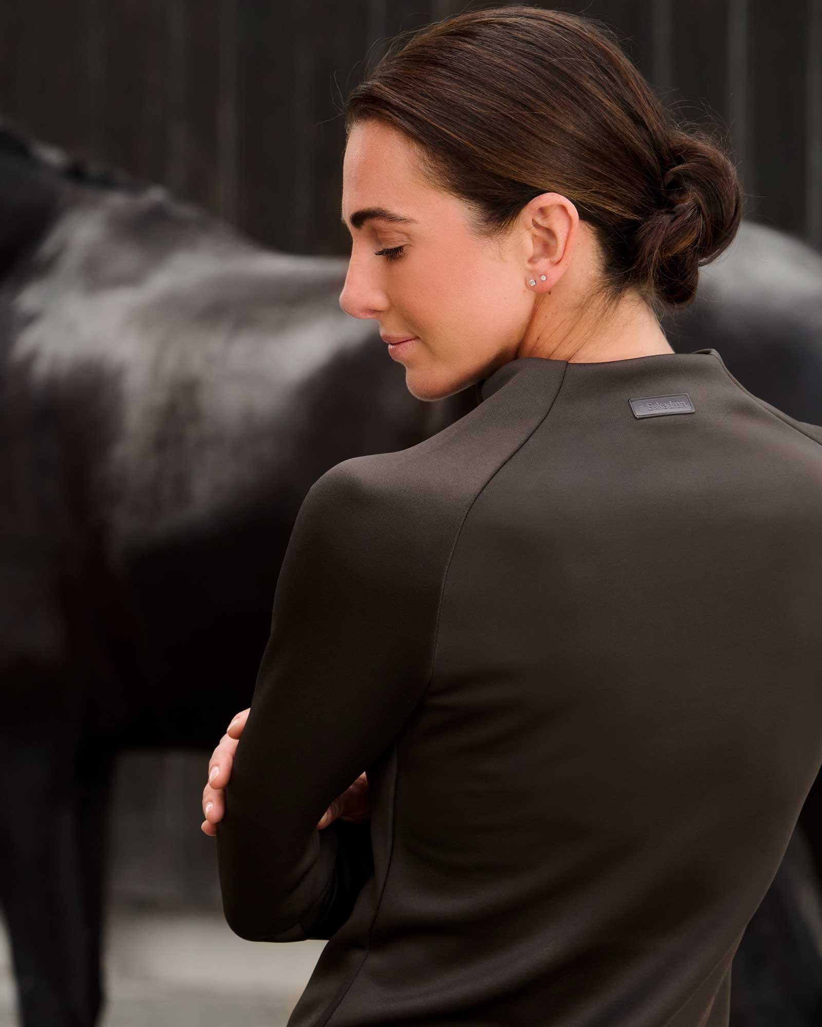 Women's Half Zip Platinum functional shirt