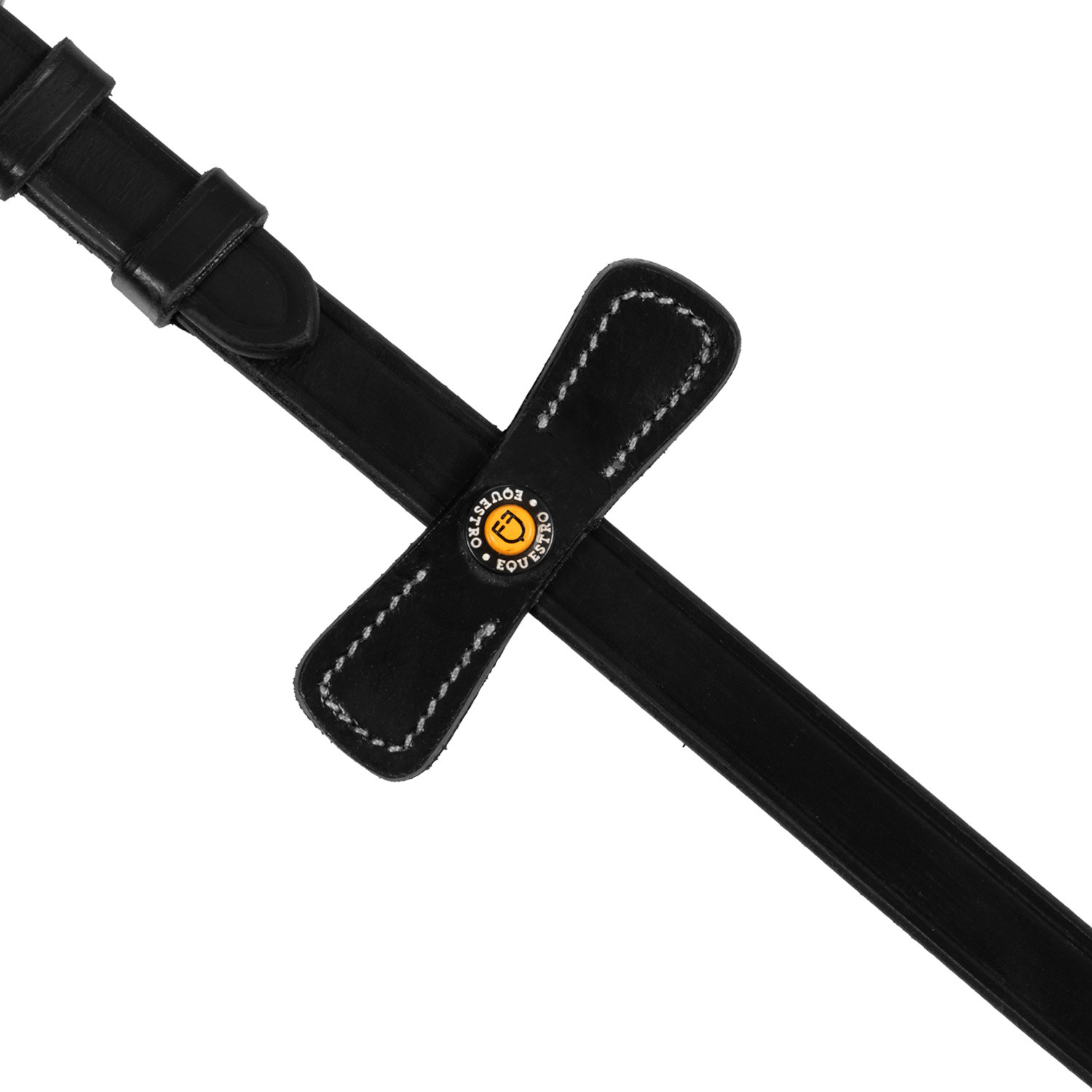 Lederzügel mit Stoppern und festem Grip