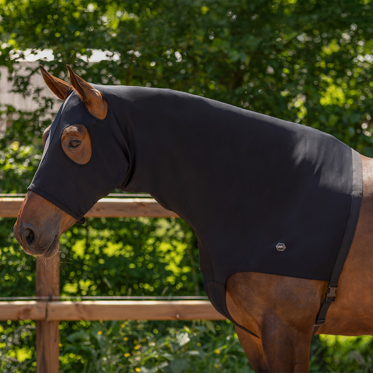 Elastan-Halsschutz mit Reißverschluss