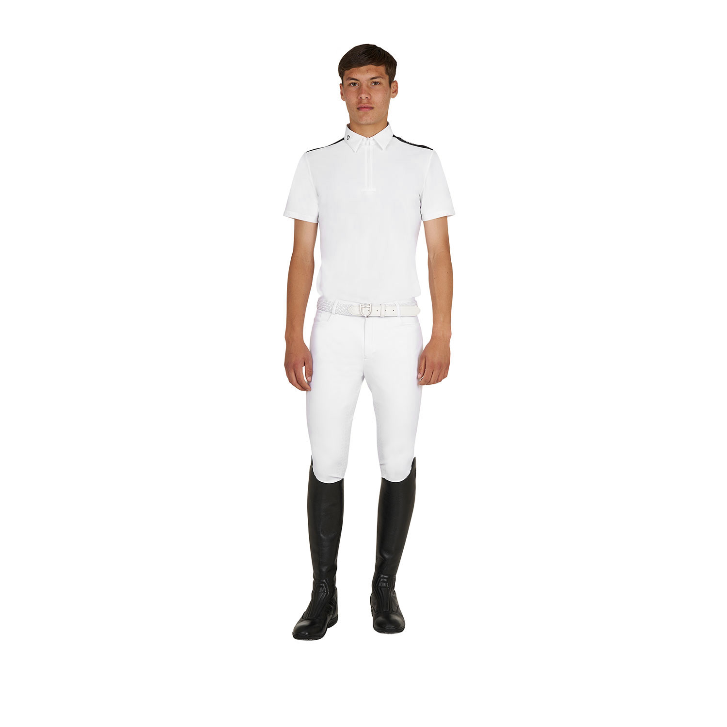 Schmales Turnier-Poloshirt für Herren mit Halbarm