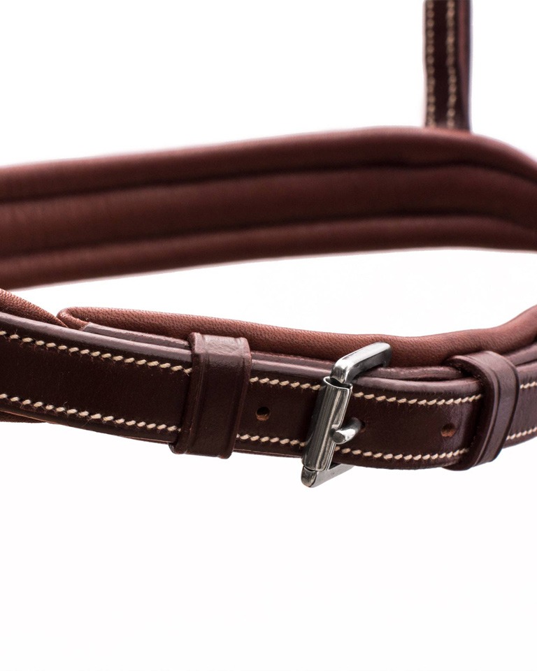 Reithalfter Montreal Select in royal oak/cream/silver