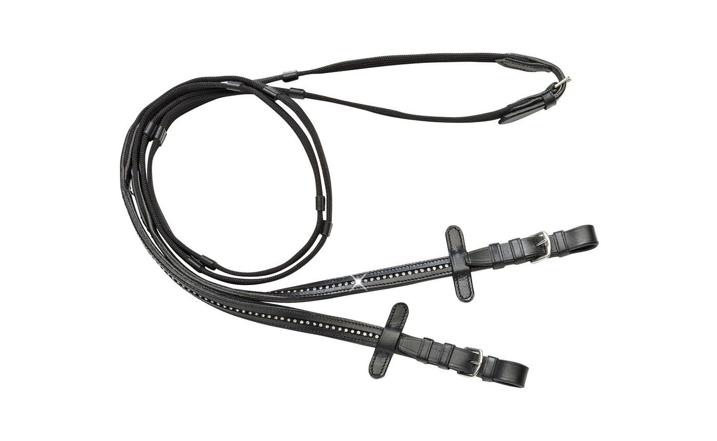 Reins web-Crystal in black