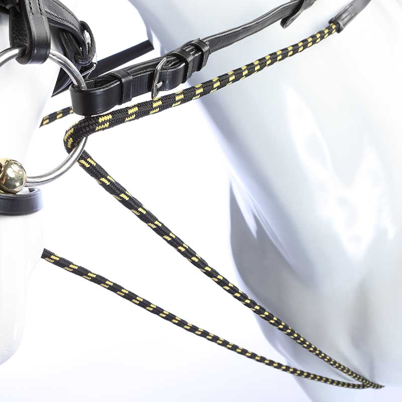 Leather draw reins - 16mm