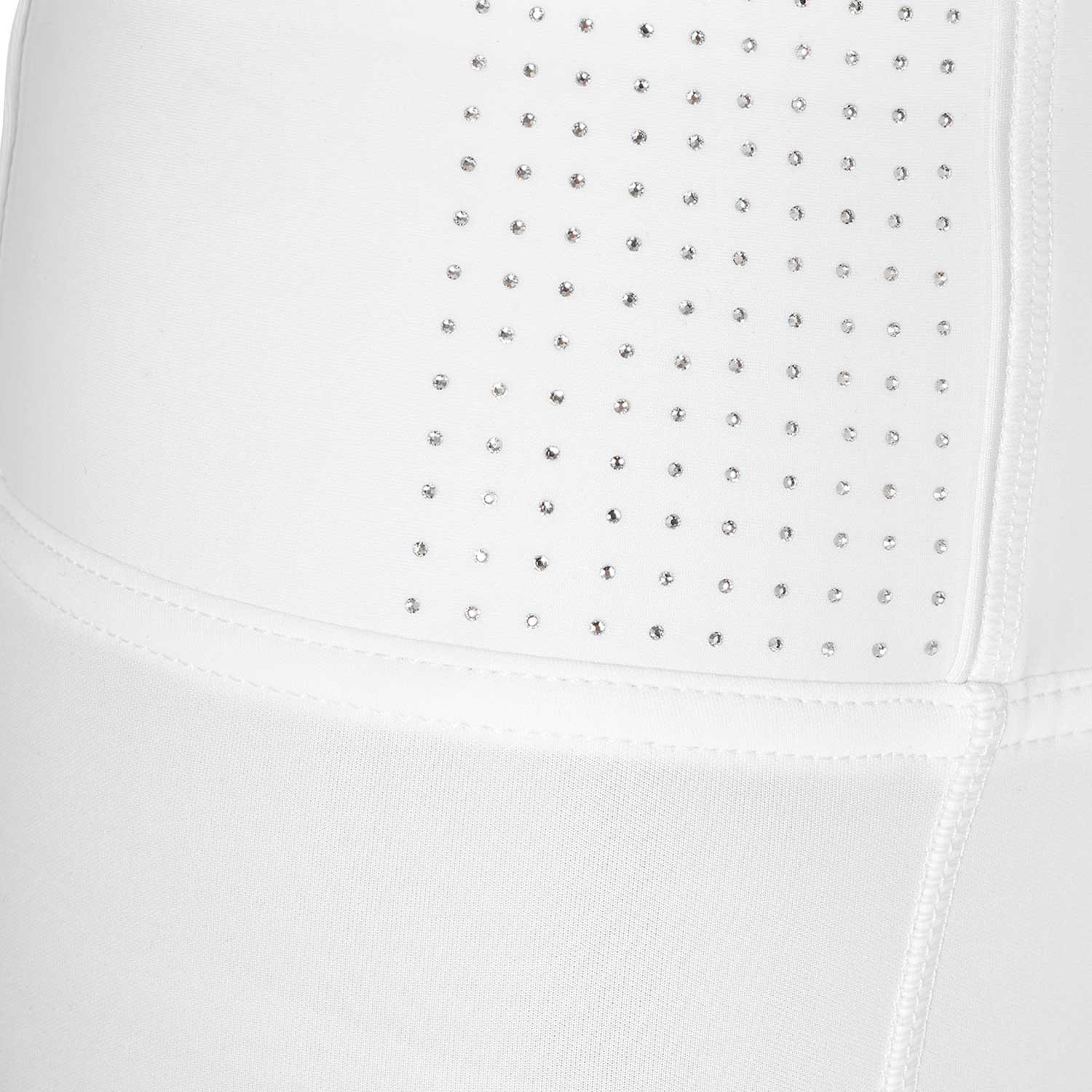 Taillierte Damen-Leggings mit Strasssteinen