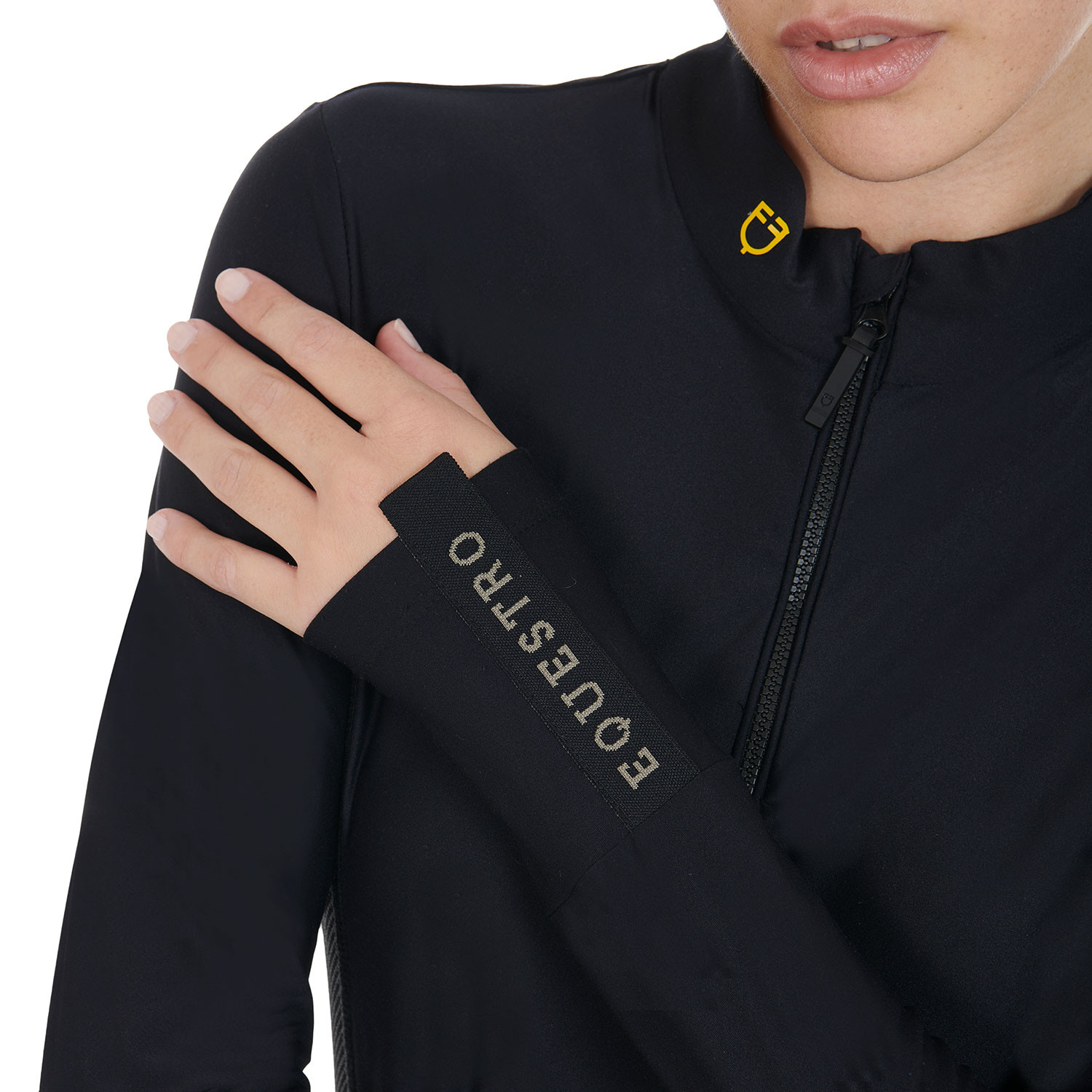 Technisches Damen-Langarm-Trainingspolo