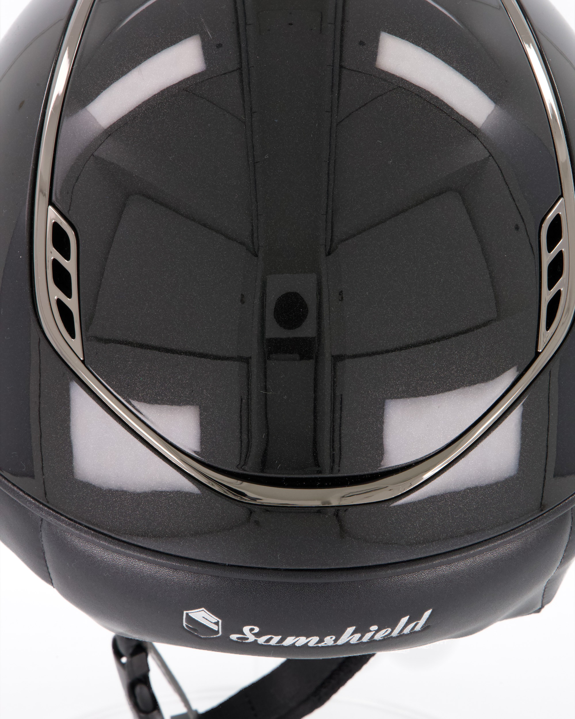 Miss Shield 2.0 Shadowglossy Black,Frontal Band Flower Swarovski Majestic Jewerly, Trim u. Blason Chrome Black