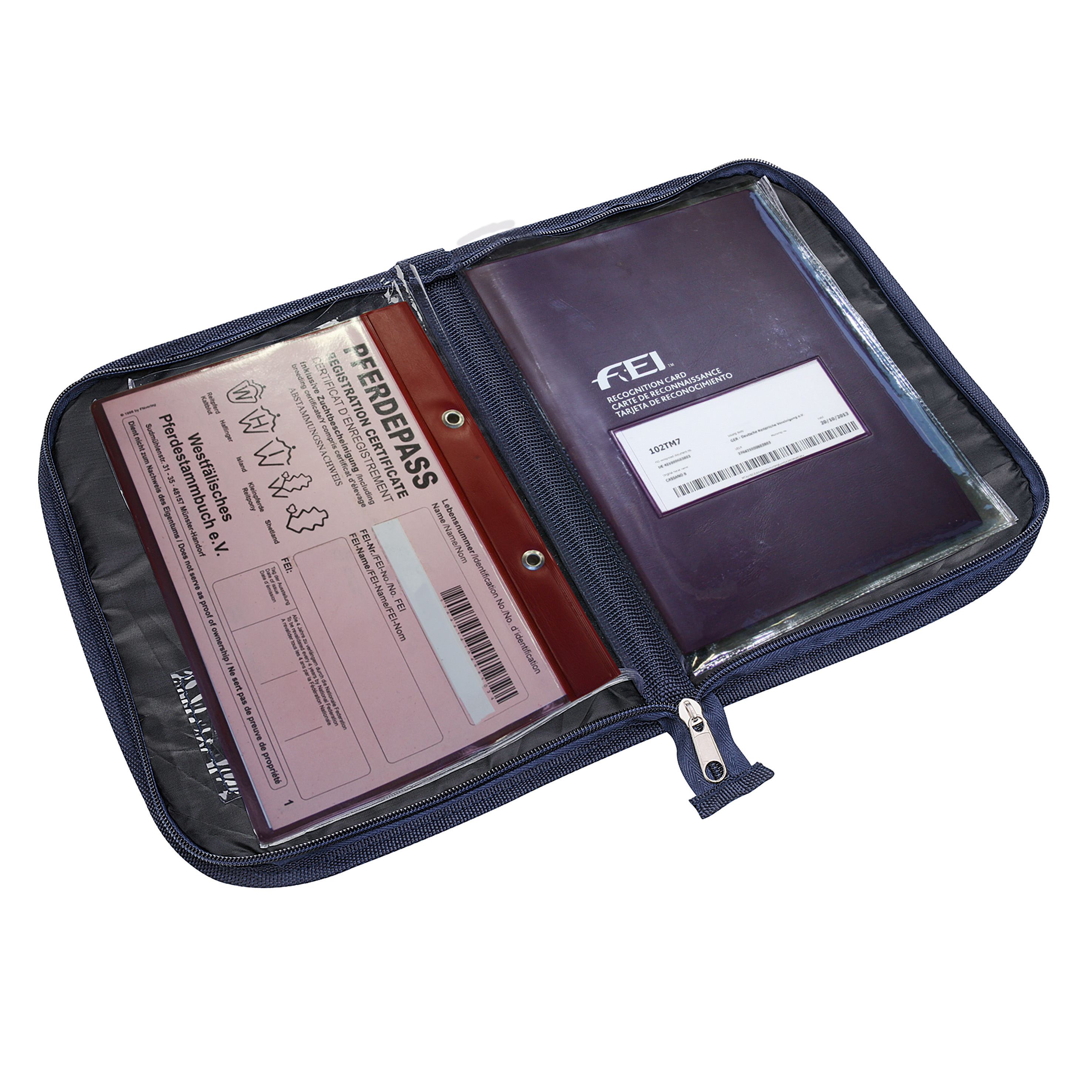 Equine passport folder