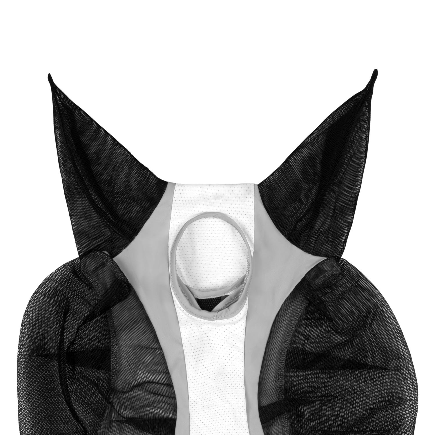 Zweifarbige Fliegenmaske aus Mesh