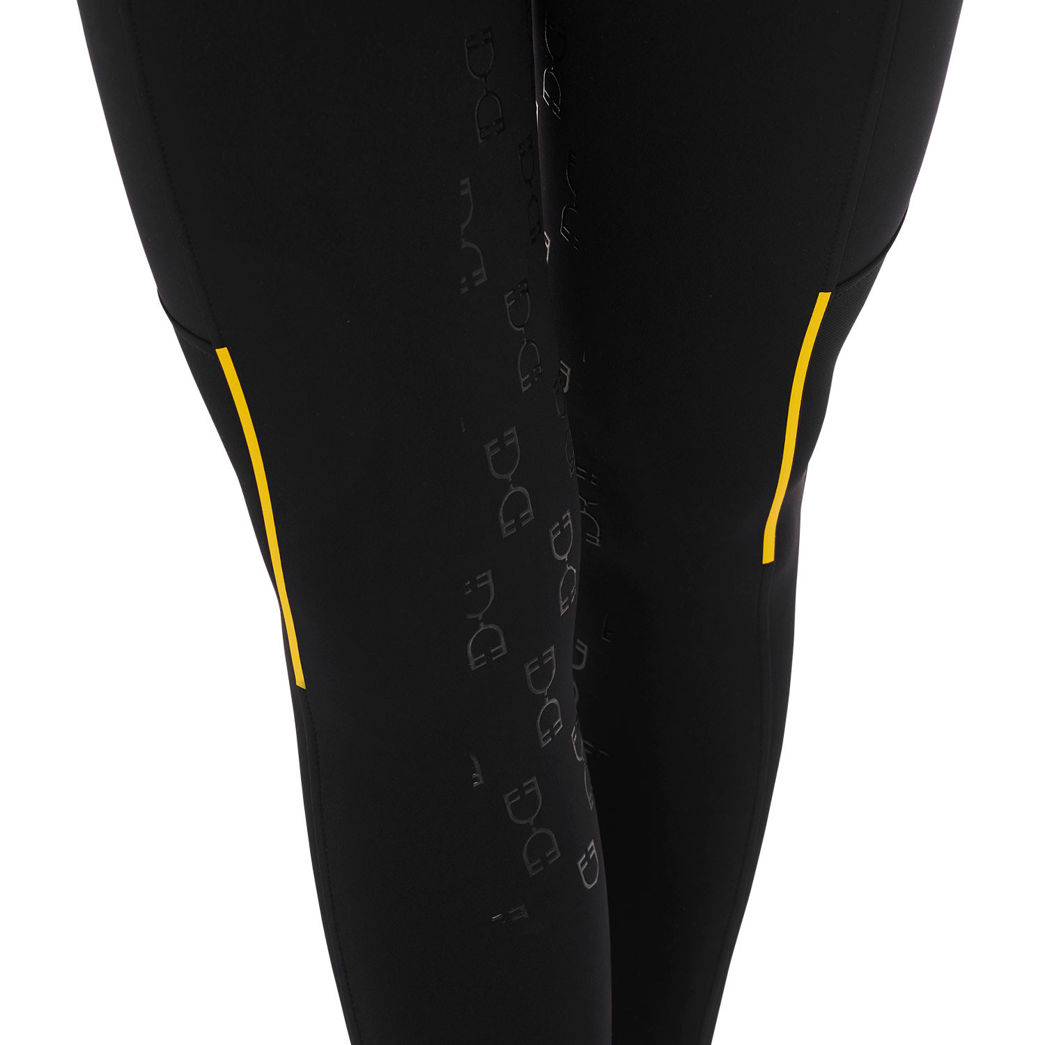 Schmale Damen-Leggings mit Micro-Mesh-Einsätzen