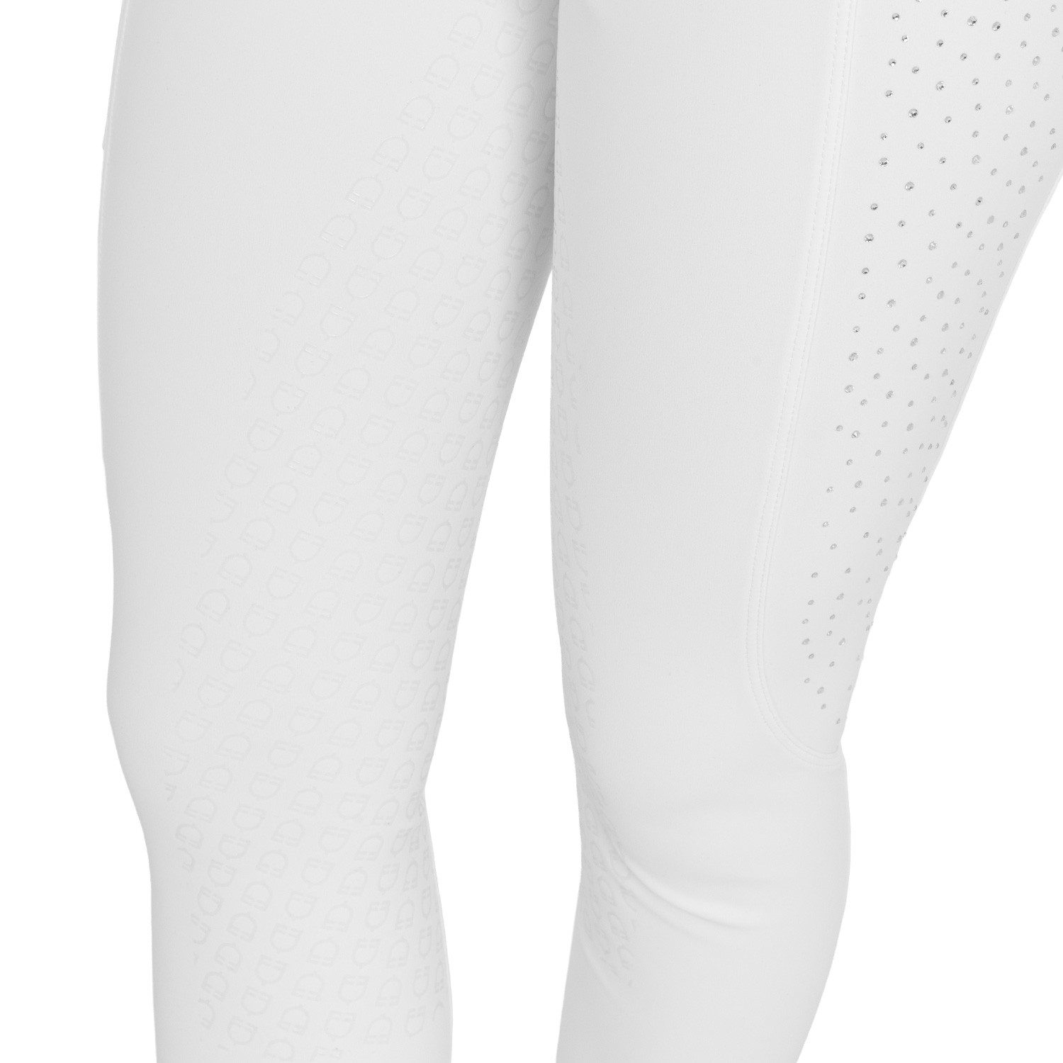 Damen-Vollbesatz-Reithose mit hohem Bund und Strasssteinen