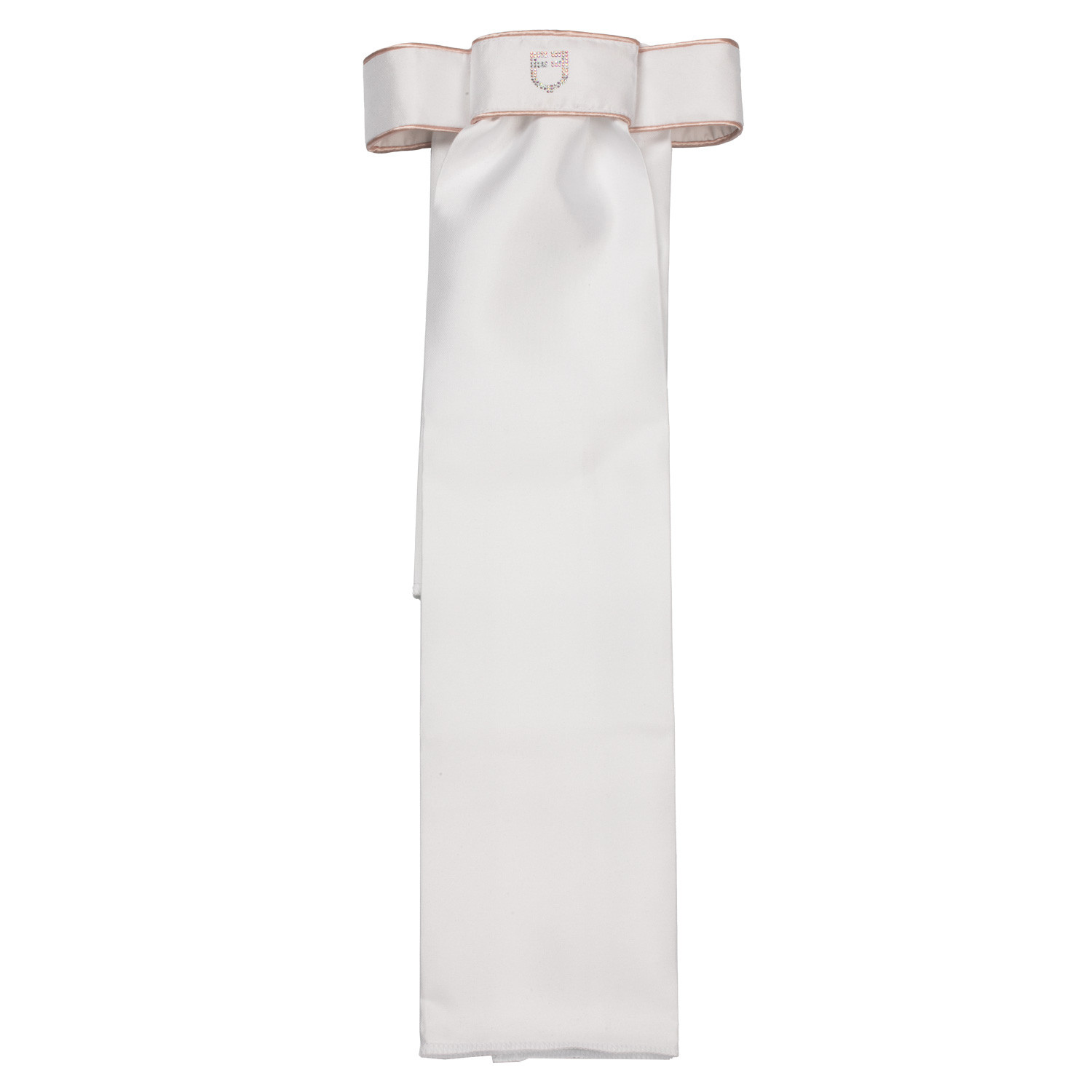 Dressur-Plastron mit Strasslogo