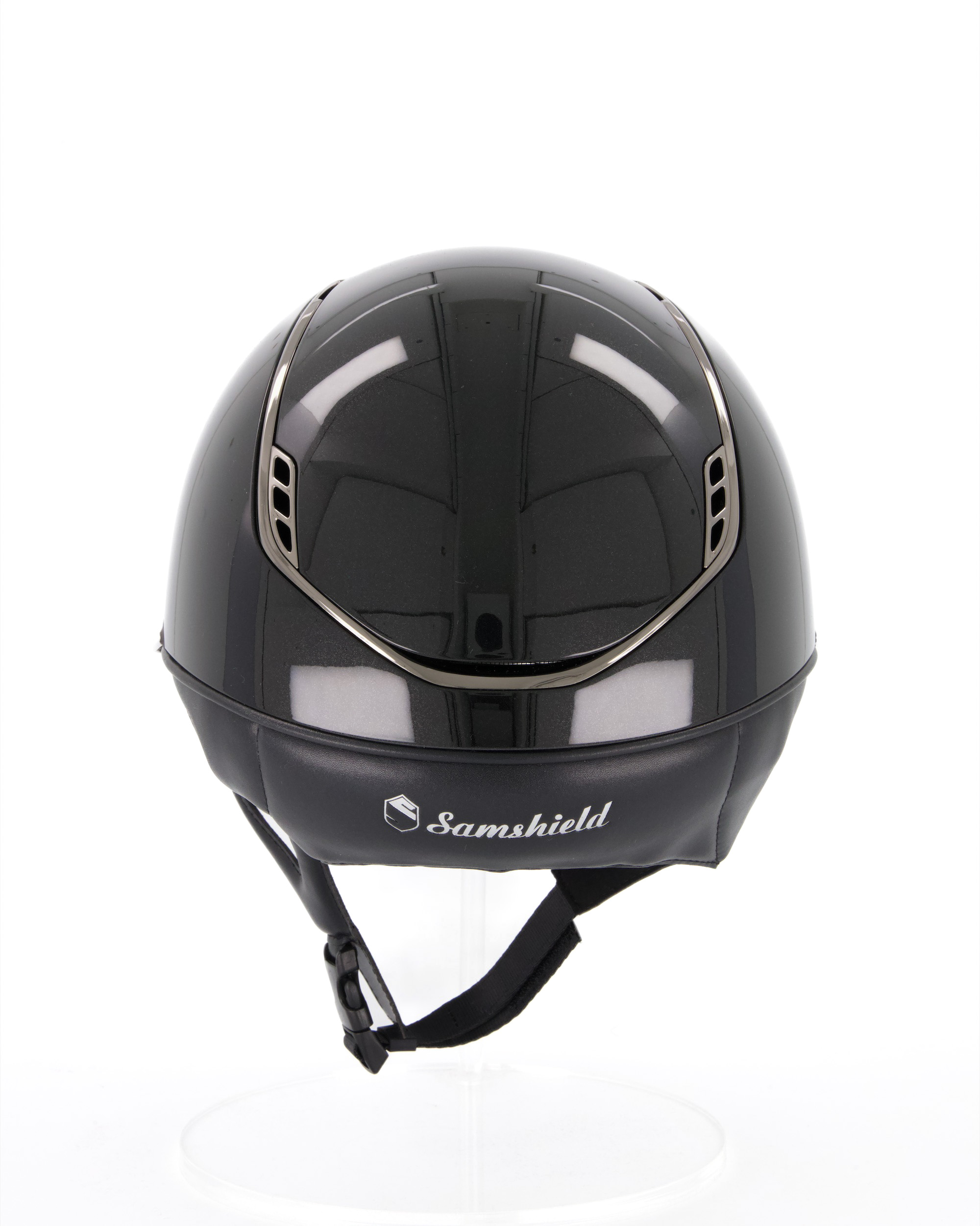 Miss Shield 2.0 Shadowglossy Black,Frontal Band Flower Swarovski Majestic Jewerly, Trim u. Blason Chrome Black