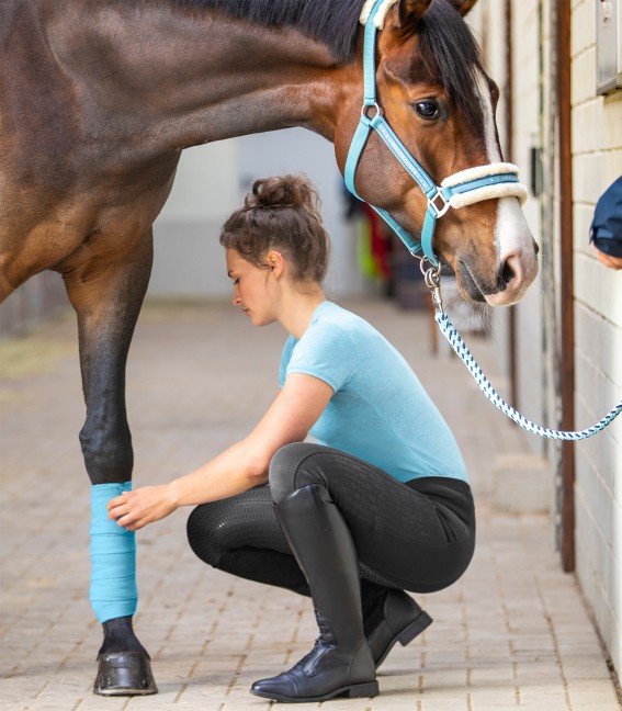 Reitleggings Kinder Dana Vollgrip in asphalt