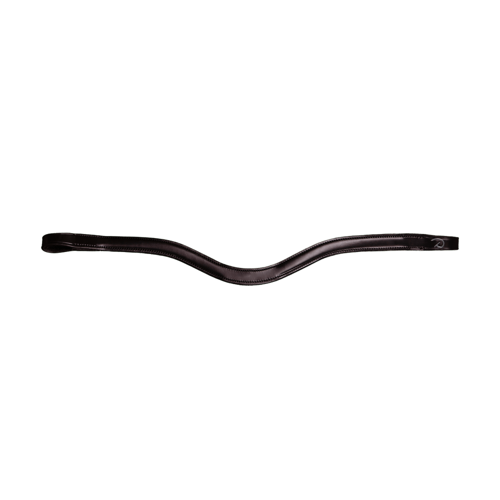 Browband V-shape flat leather