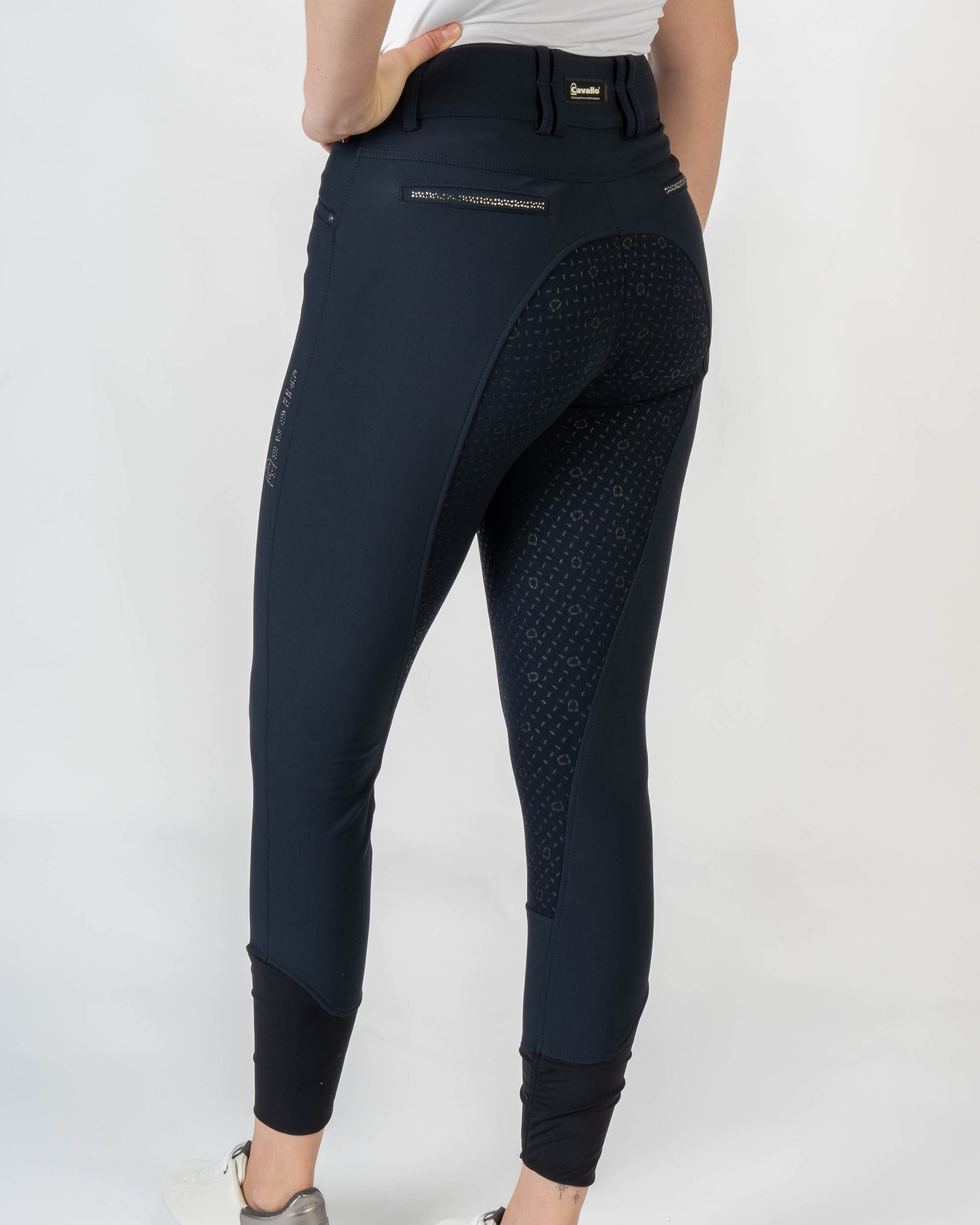 Riding breeches CAVALCeline full grip in darkblue