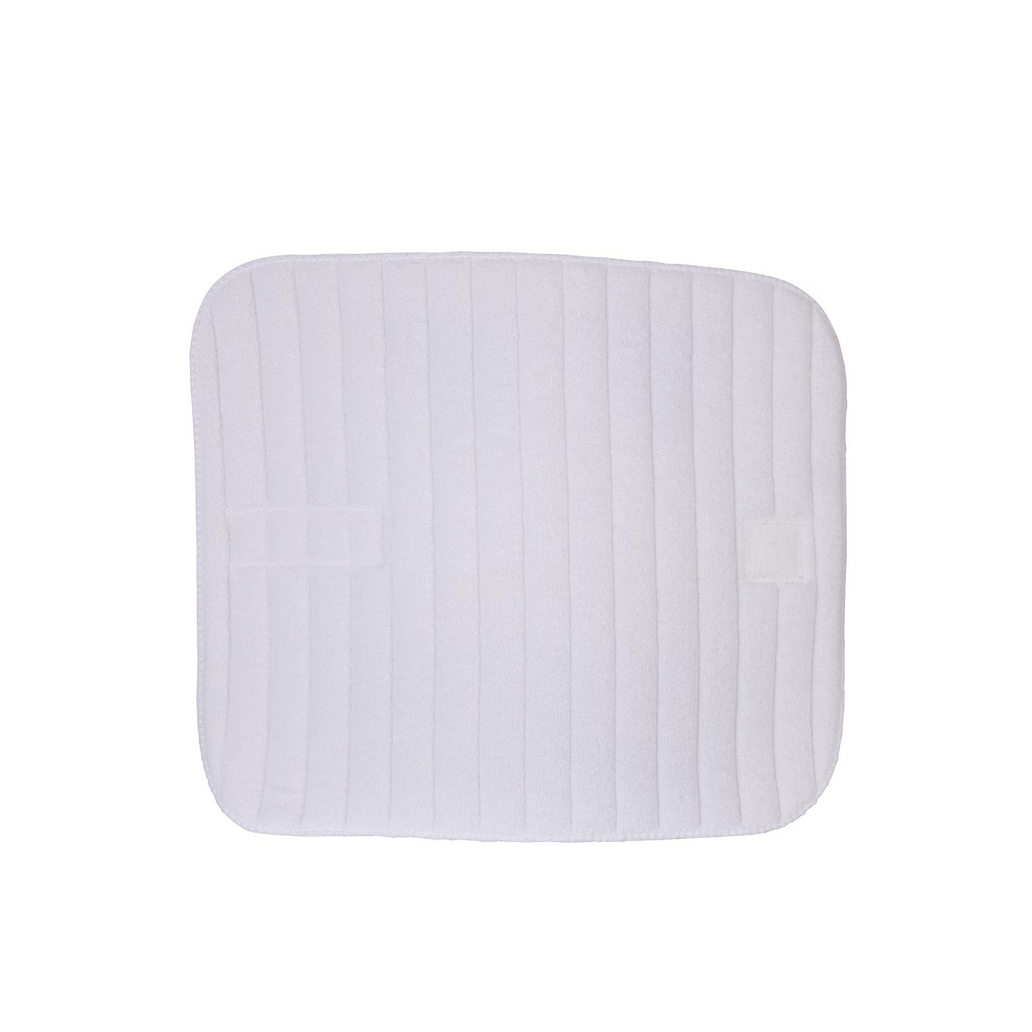 BandagierunterlagenTrikot/Frottee Klettband Set/4 in weiß