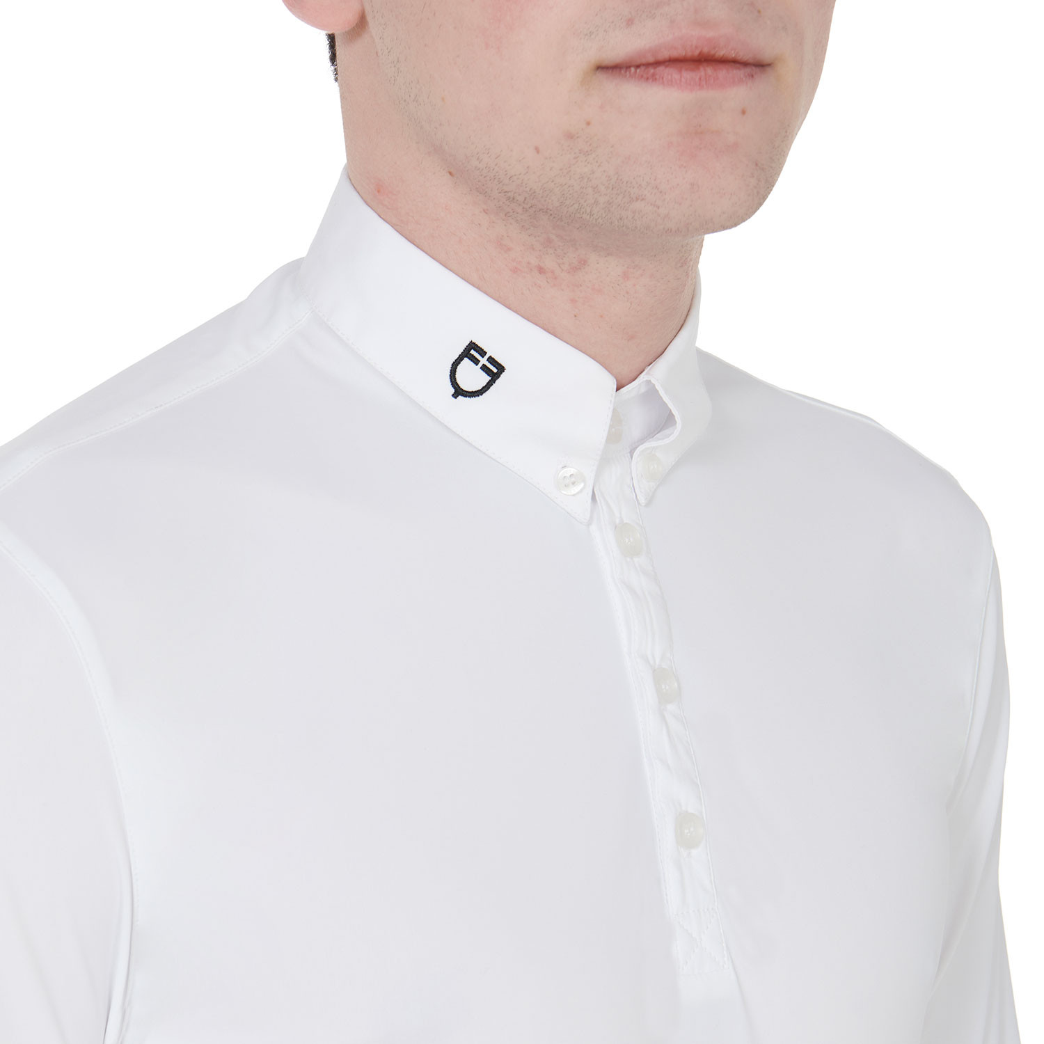 Langarm-Turnier-Poloshirt für Herren