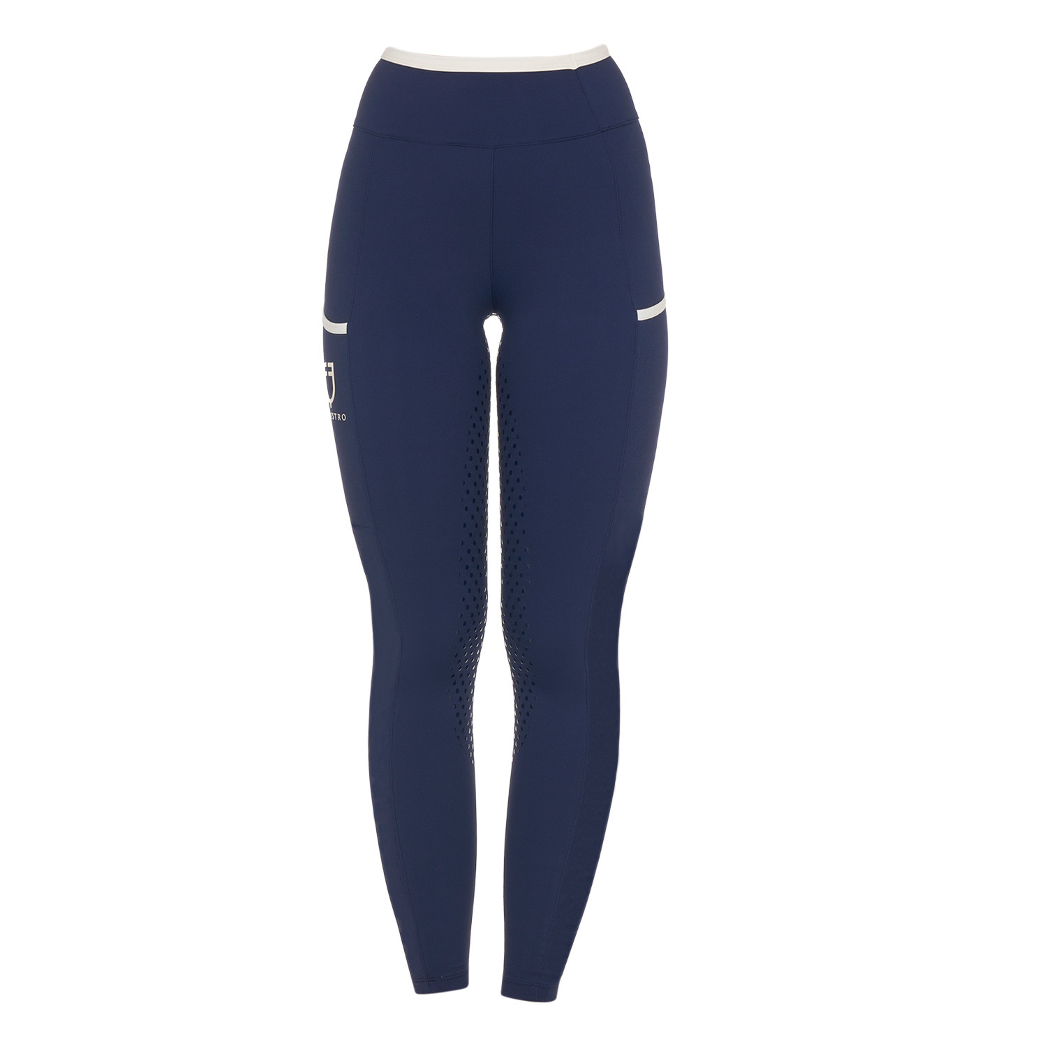Leggings mit perforierten Verzierungen für Damen