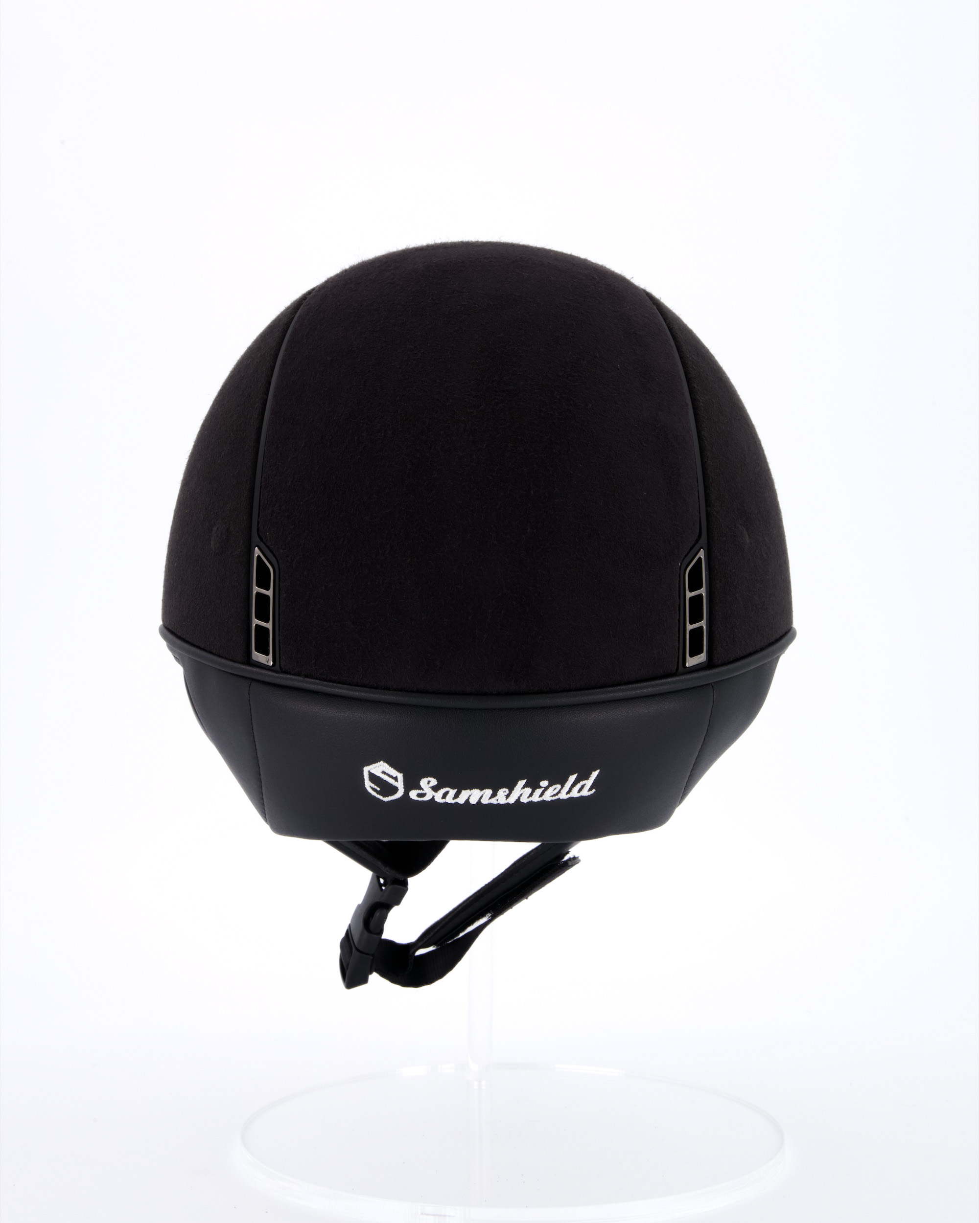 Riding helmet Premium Alcantara Matt Black in black