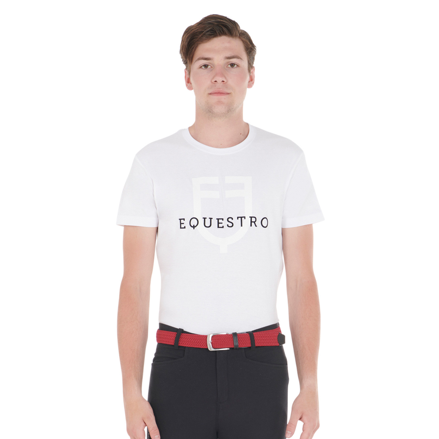 Elastischer Gürtel mit Kreuzmuster