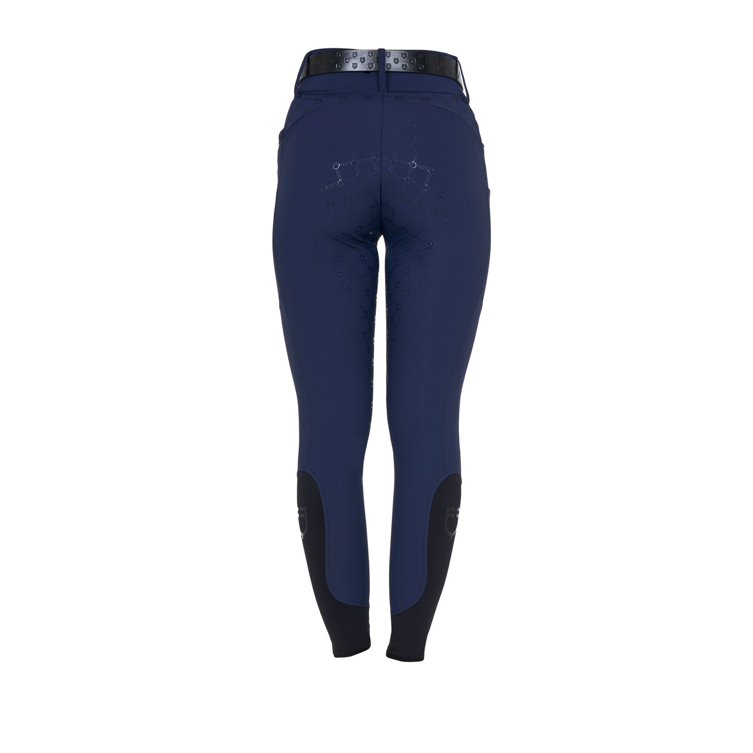 Damen-Reithose mit hohem Bund und Monogramm