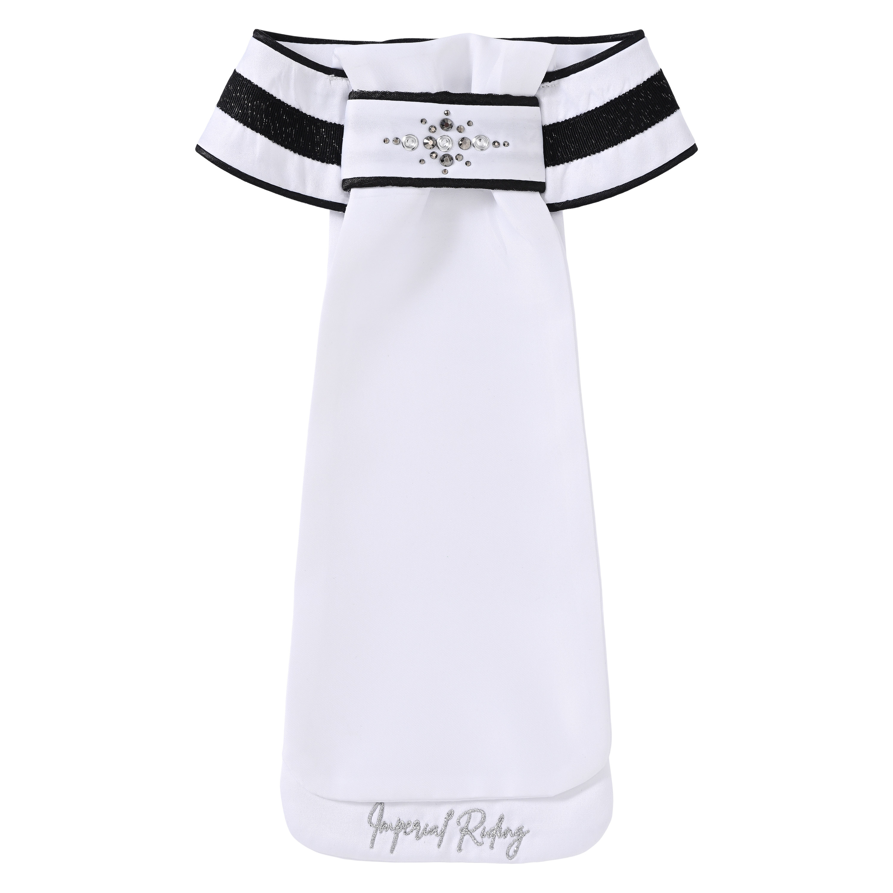 Plastron mit kontrastierendem Glitzer Basic