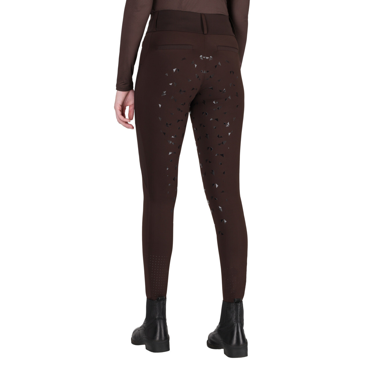 Reitleggings Avenna Vollgrip in cognac