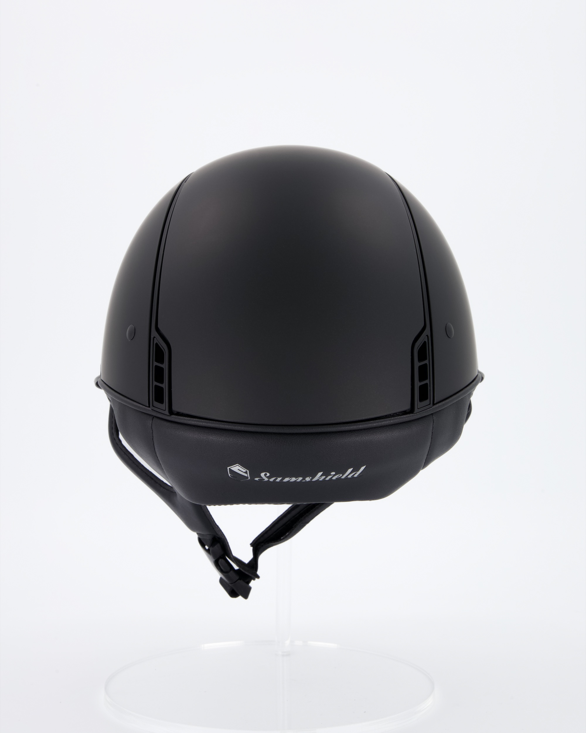Reithelm Miss Shield Shadowmatt Black, Top u. Frontal Band Shadowmatt Black, Trim Matt Black, Blason Matt Black