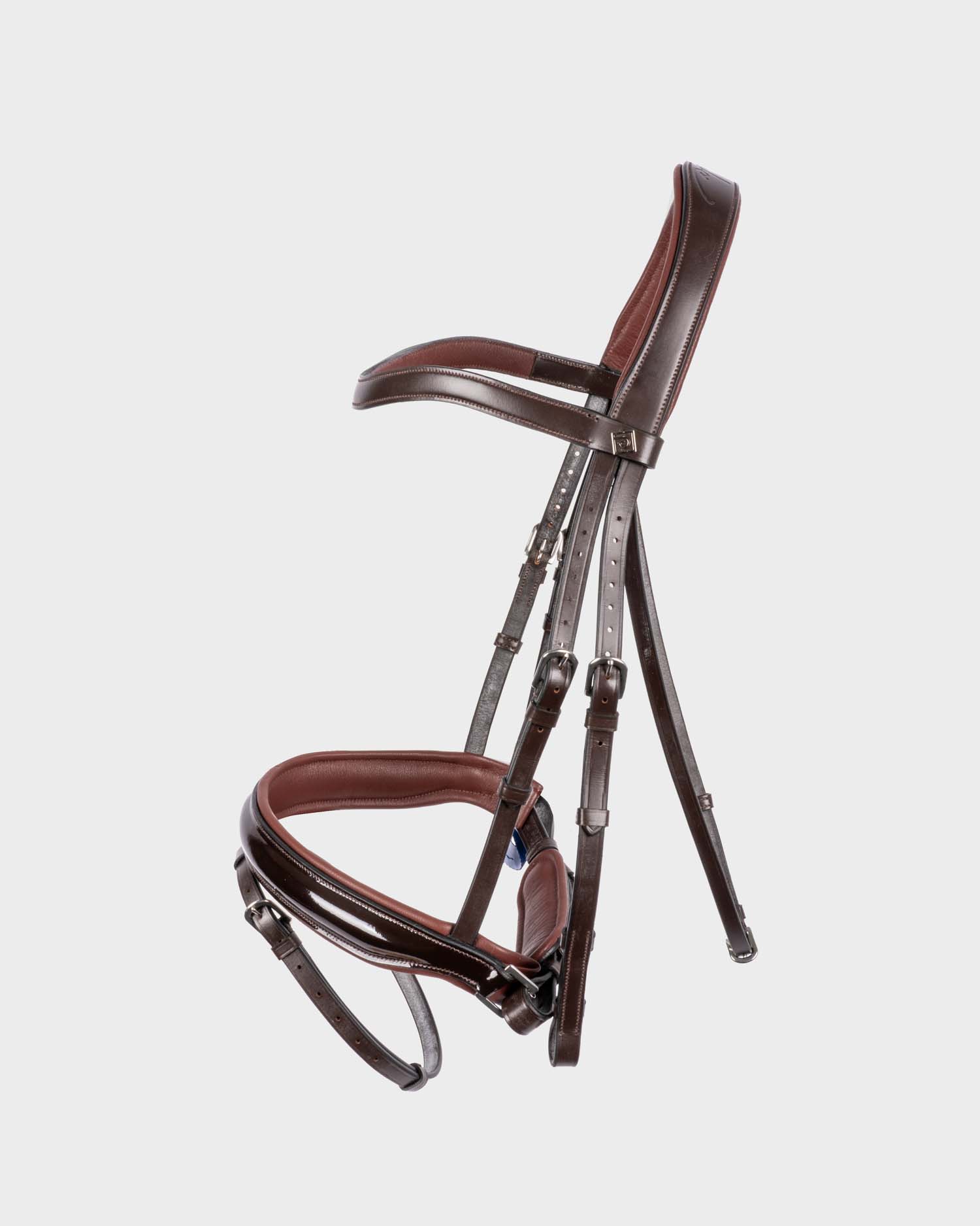 Snaffle bridle wide swedish-combined lacquer