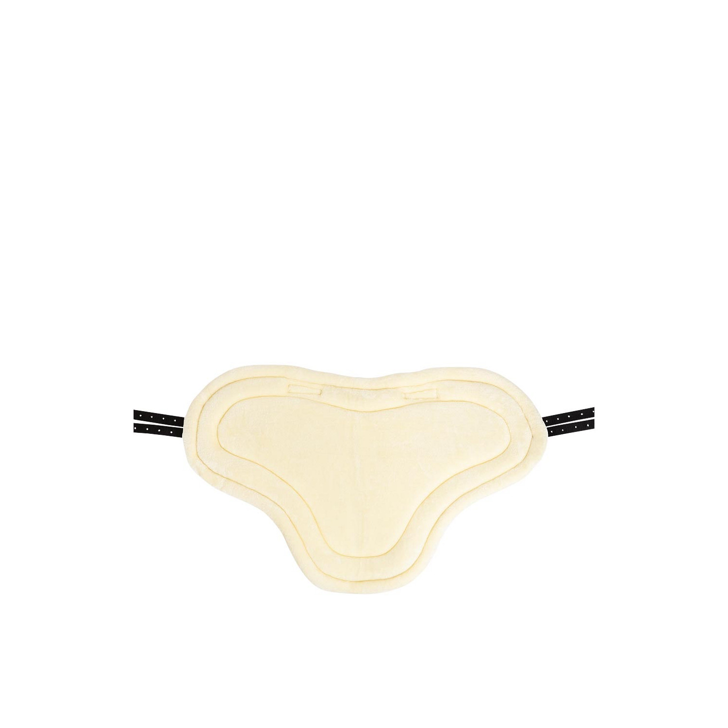 Bareback Pad Artificial Fur in schwarz
