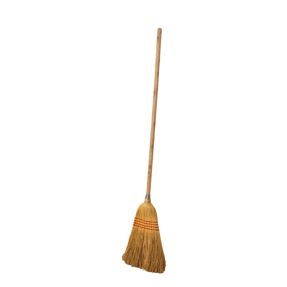 Straw broom