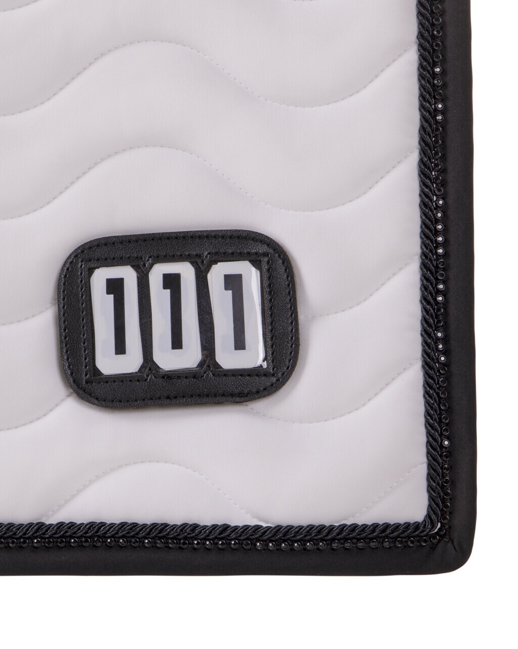 Saddle pad with start numbers