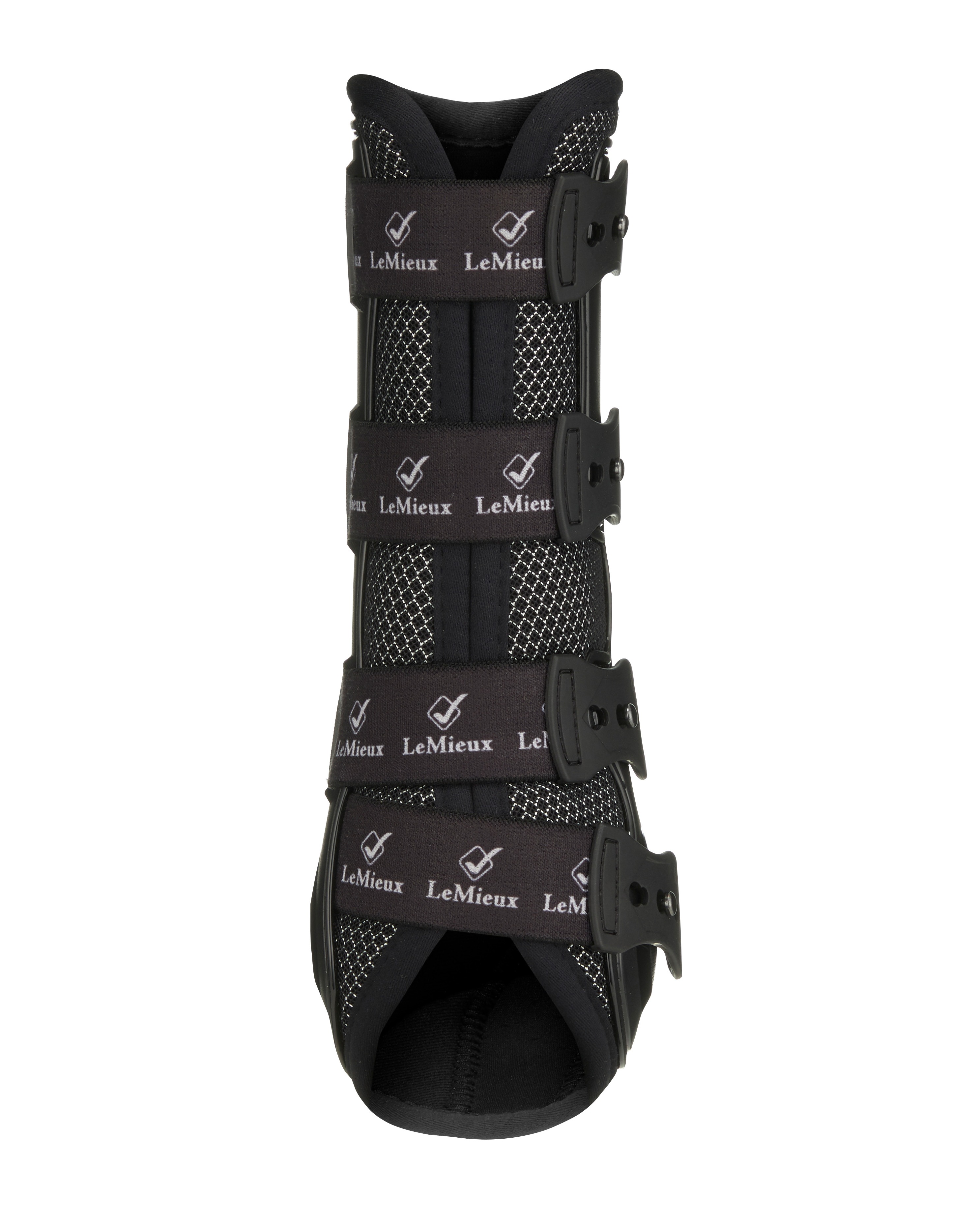 Gamaschen hinten Ultramesh in schwarz