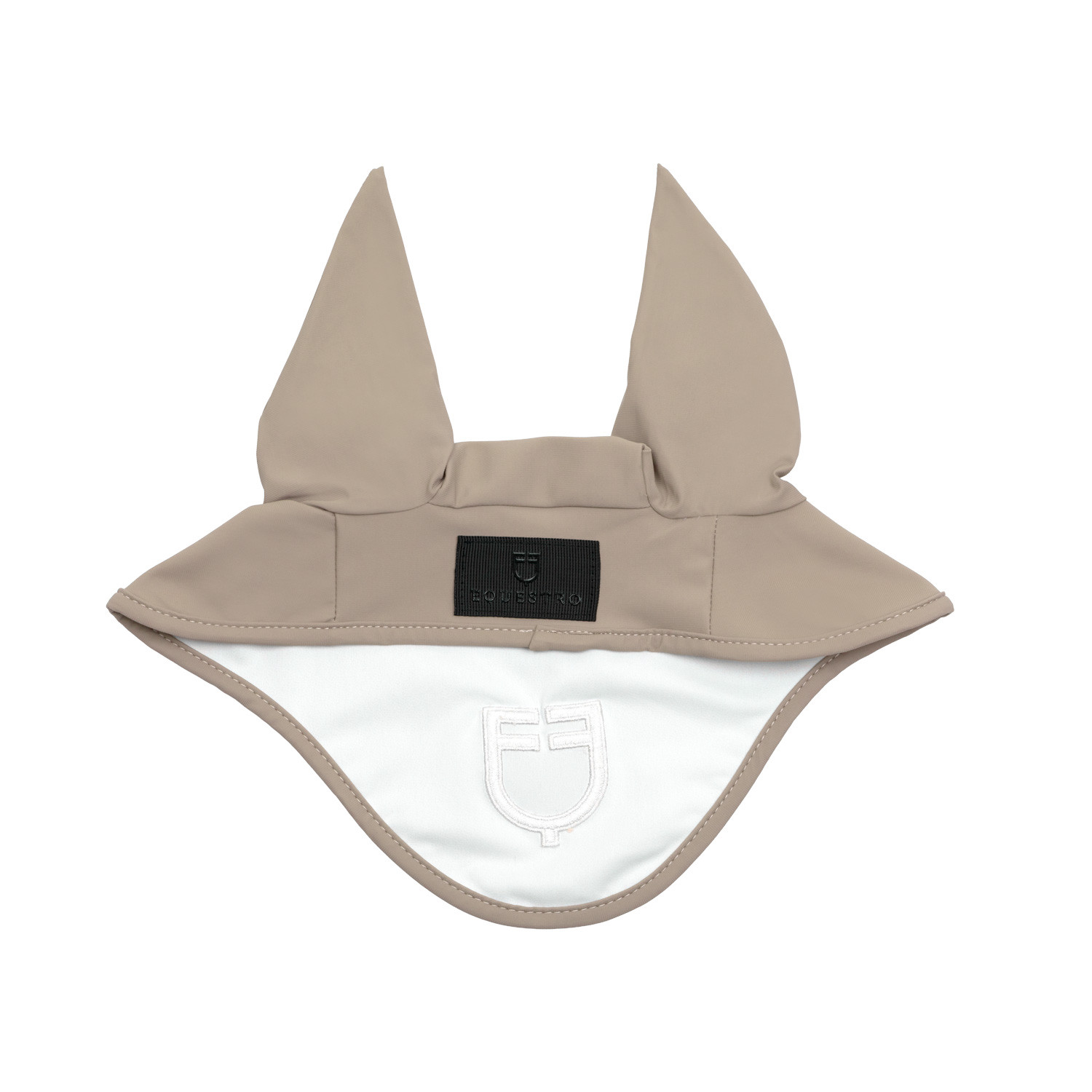 Fliegenhaube aus Funktionsgewebe mit kontrastierendem Logo